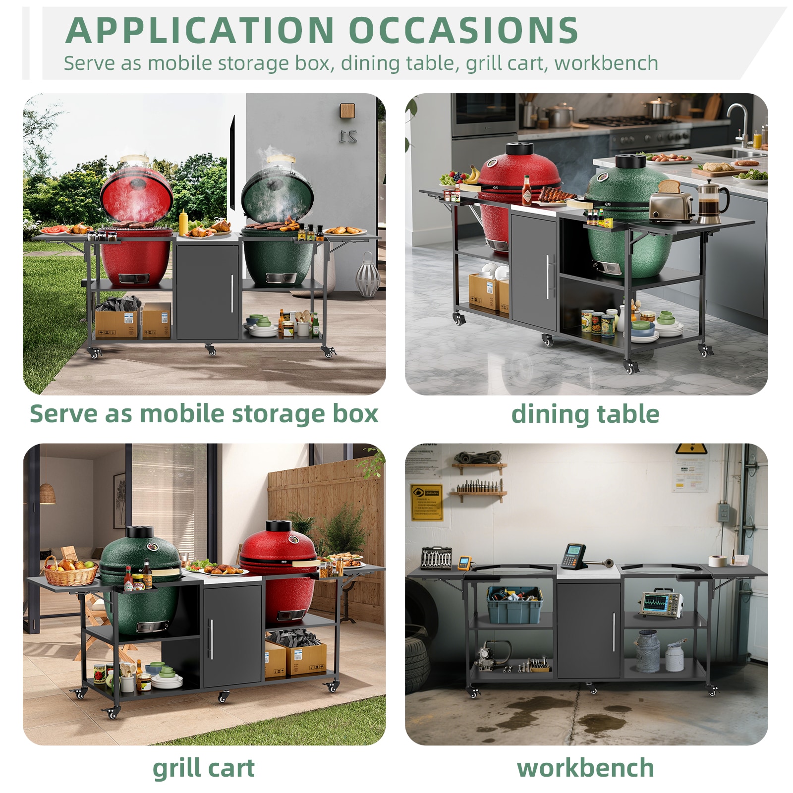 Siavonce XHP328545 Grill-Carts-Grill-Stands - View #2
