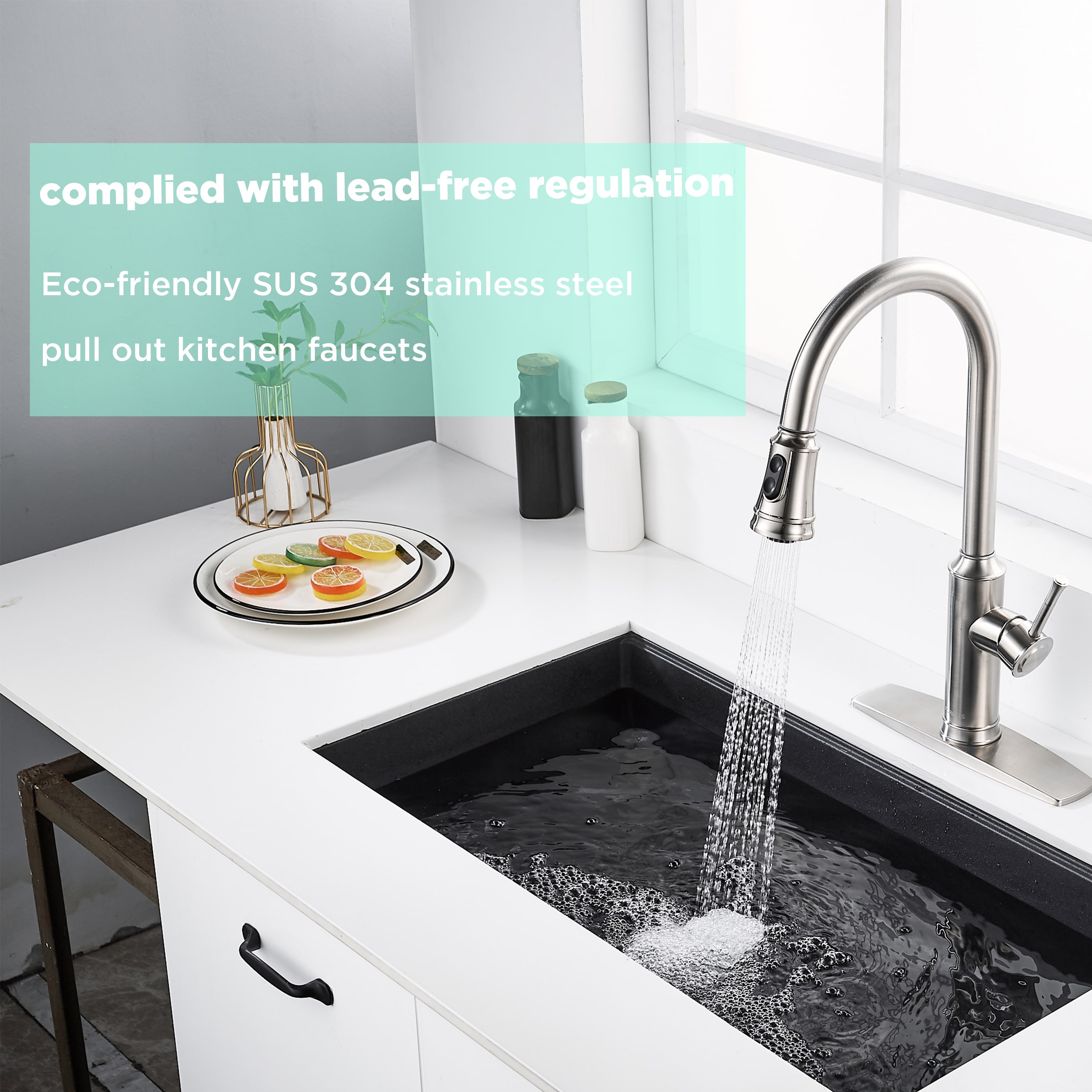 FORIOUS LL0026BN Kitchen-Faucets - View #3