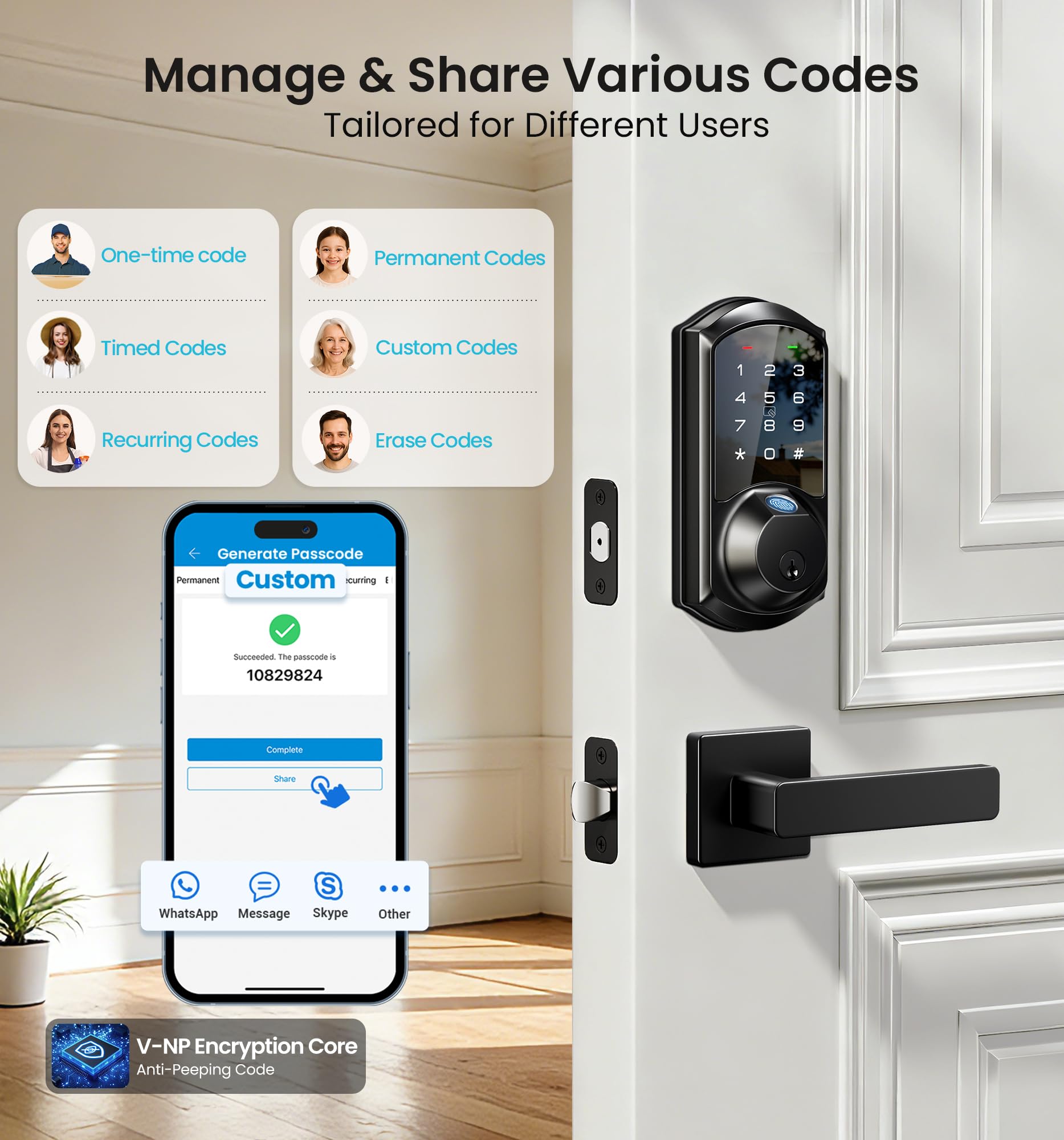 Oyezvary LOZ0805O312 Electronic-Door-Locks - View #3