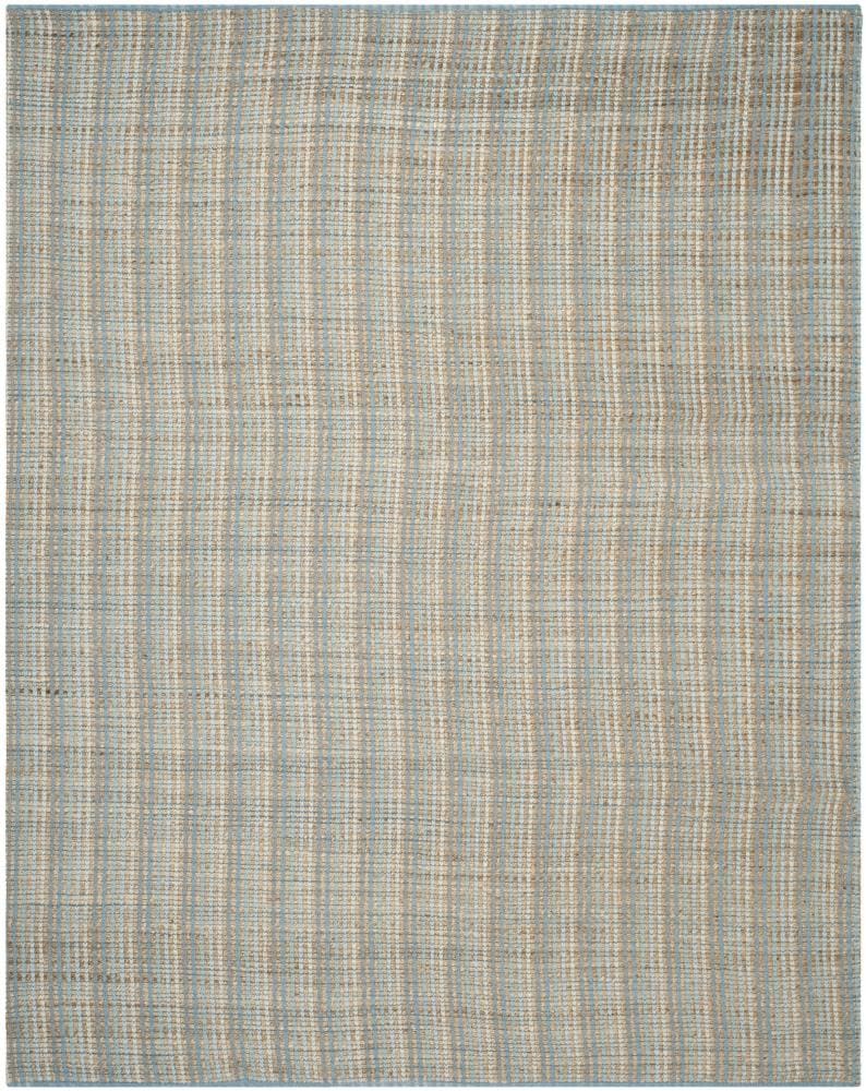 Safavieh CAP831B-10 Cape Cod Stoke 10 x 14 (ft) Jute Gray Rectangular Indoor Stripe Coastal Area rug