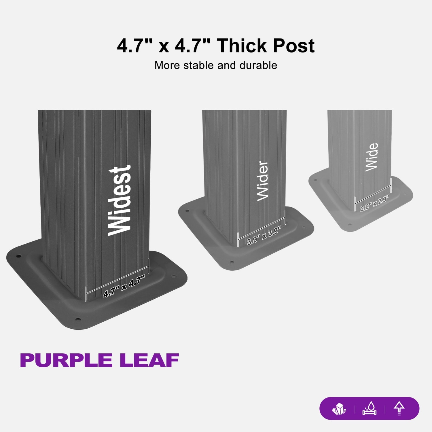 PURPLE LEAF LS04GHTG1224PD5 Wood-Resin-Gazebos - View #4