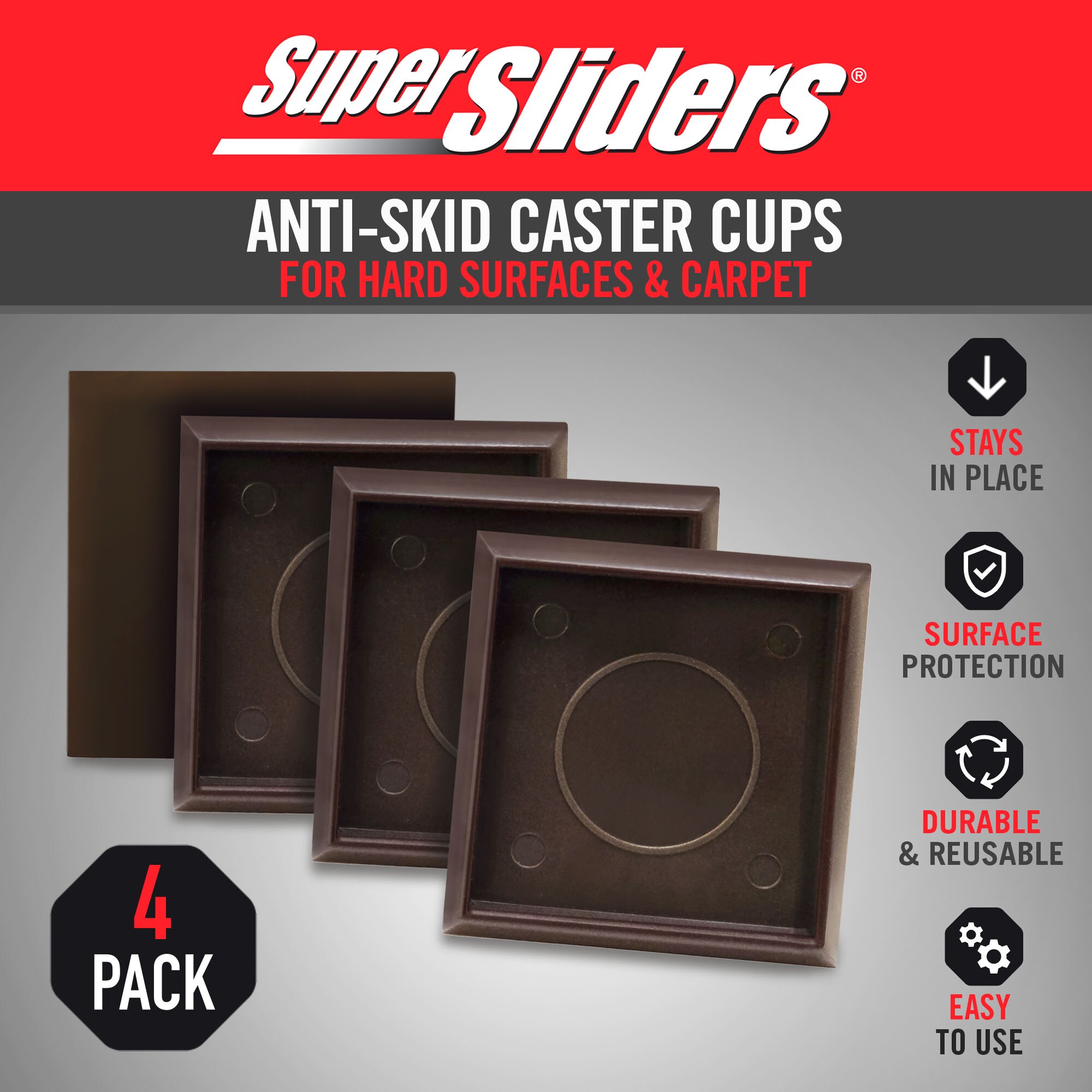 Super Sliders 4653326SL Caster-Cups - View #3