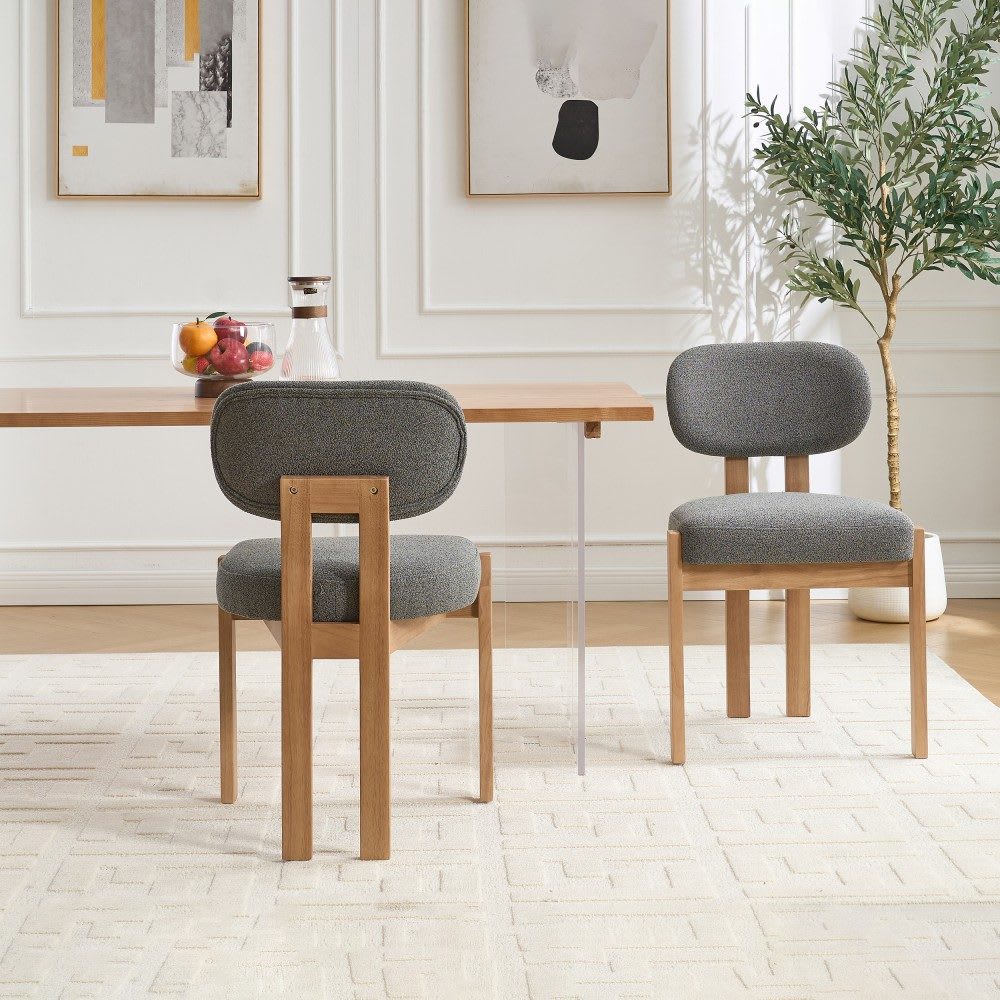 Coolbibila SALLY-DINING-GRAY Dining-Chairs - View #2