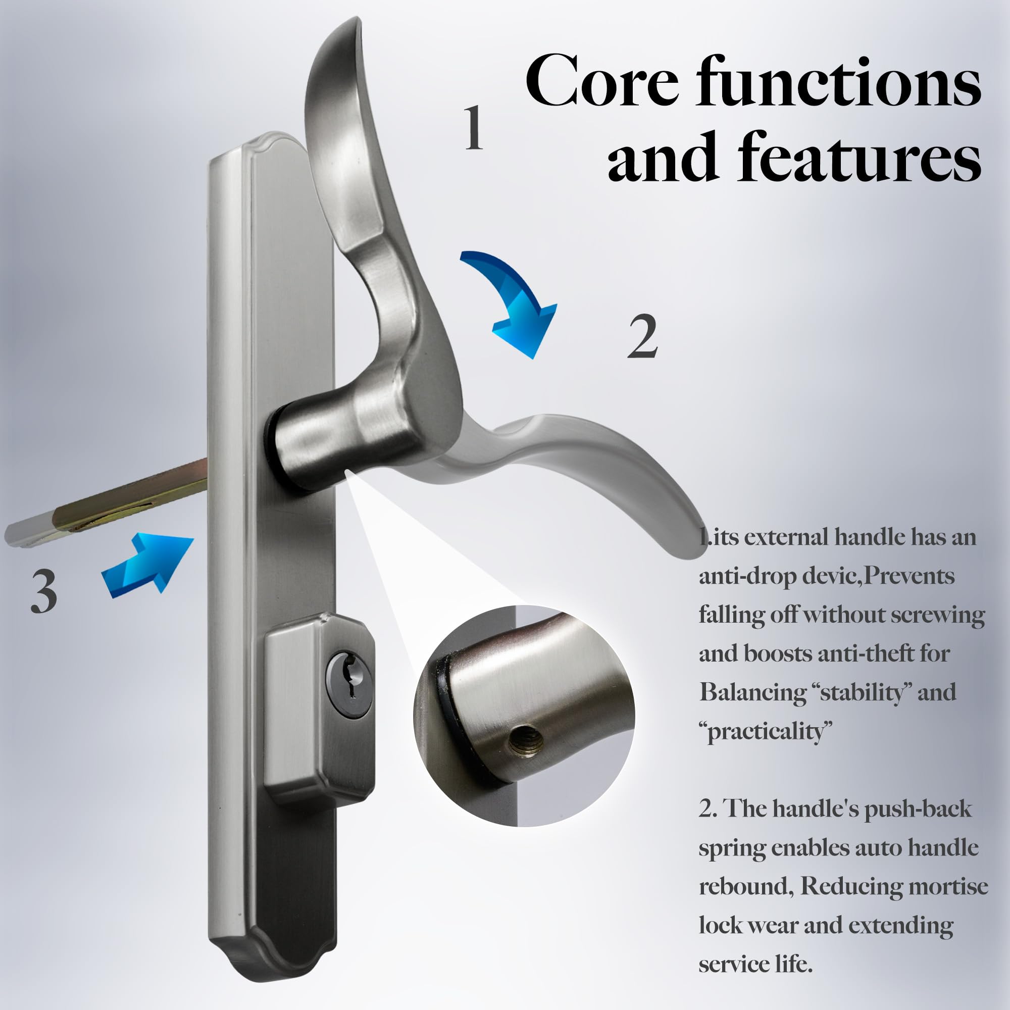 Adrinfly LAD0819D274 Screen-Storm-Door-Handles - View #5