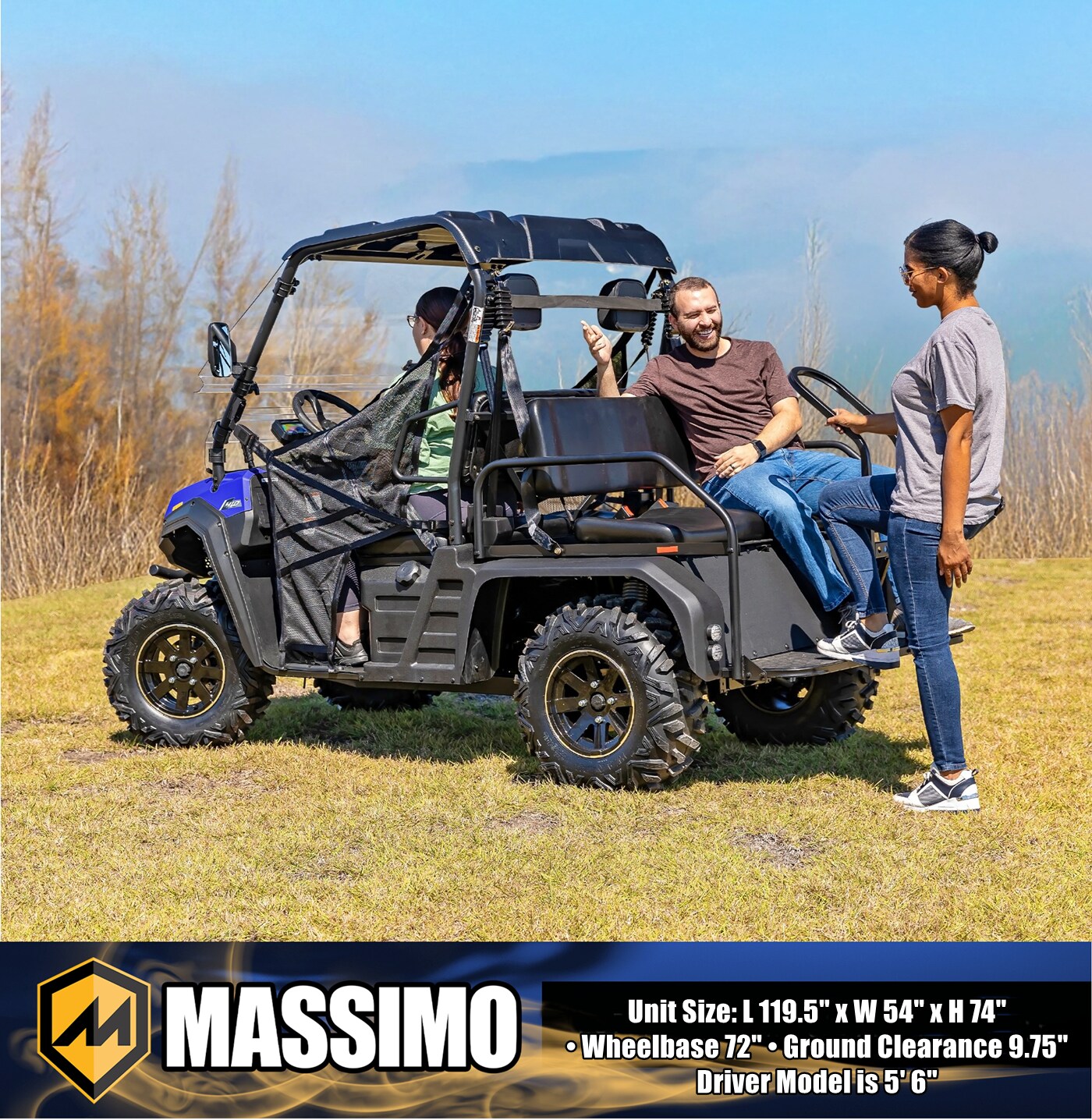 Massimo MM-TB410X-BL Motorized-Vehicles - View #3