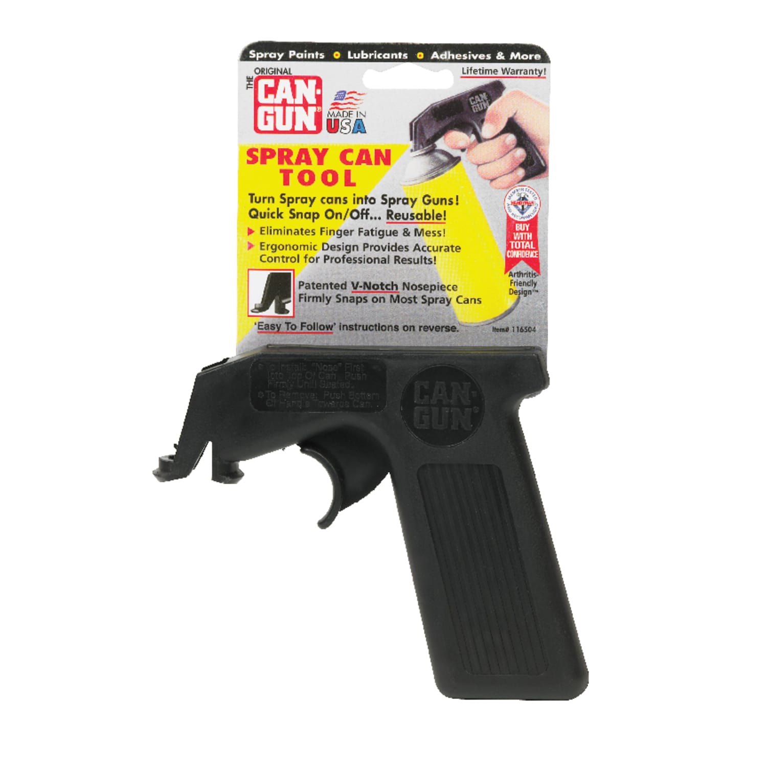 Trimaco Can Gun 1 psi Recycled Plastic Airless Spray Gun