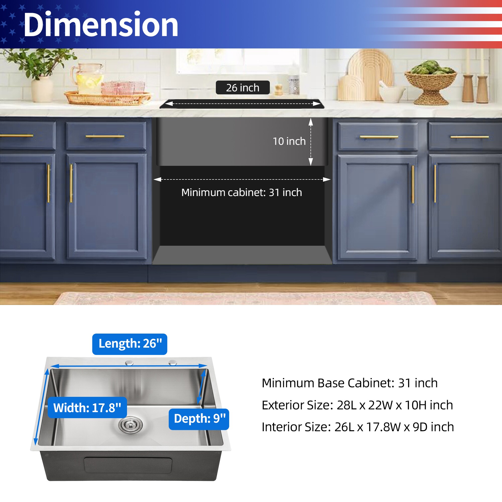 Rainlex RX-SS16-2822 Kitchen-Sinks - View #9