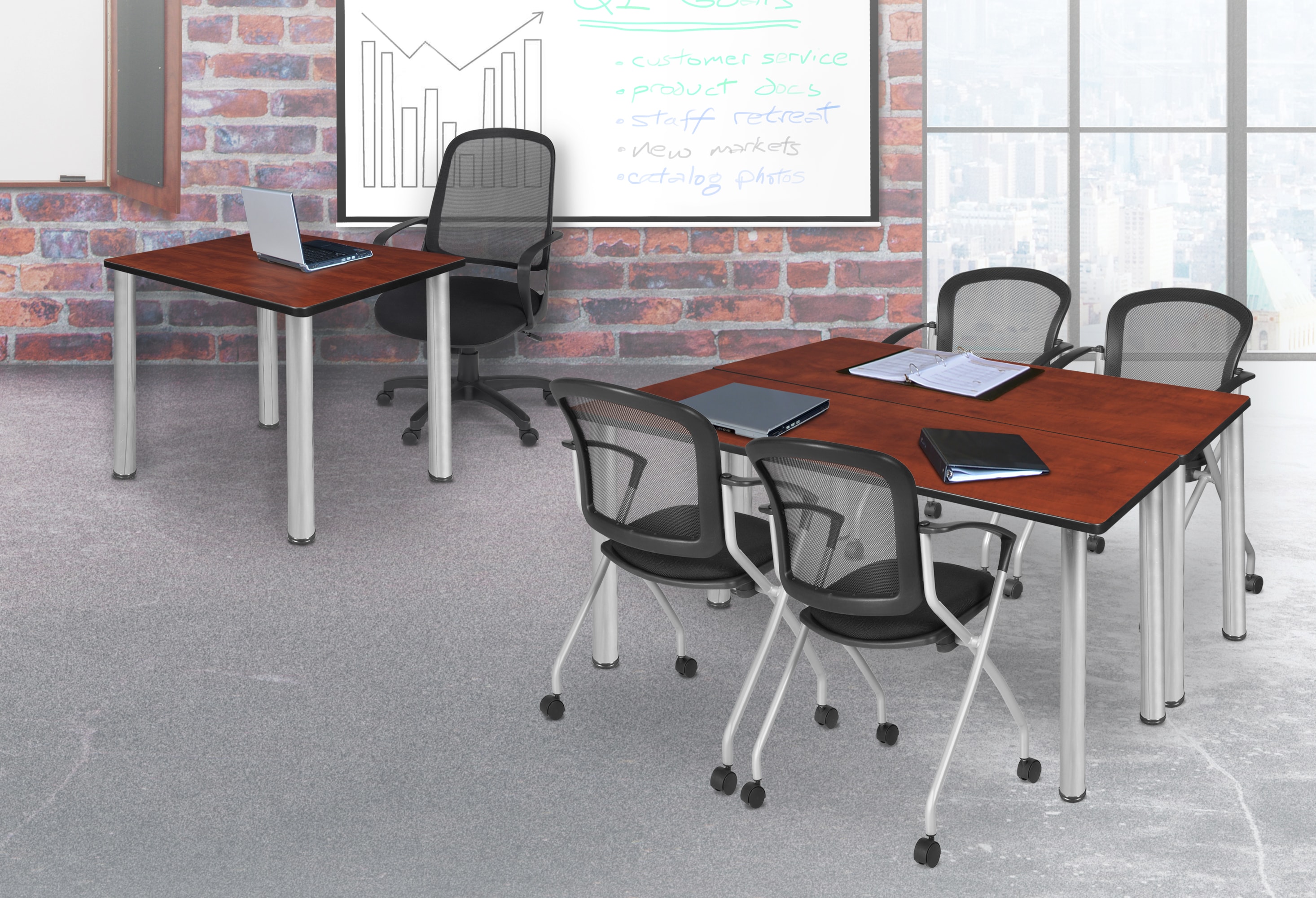 Regency MT7224CHBPCM23BK Office-Tables - View #7