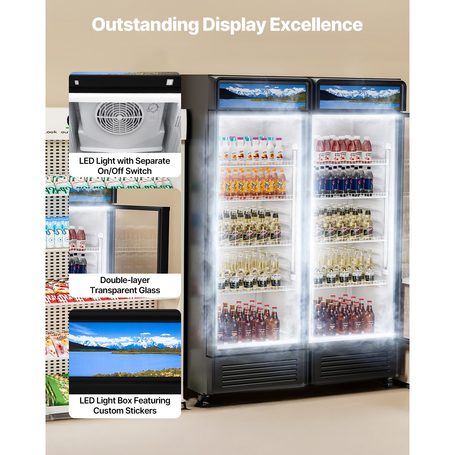 VEVOR SCDMBLMBXDDX06598V1 Commercial-Refrigerators - View #5