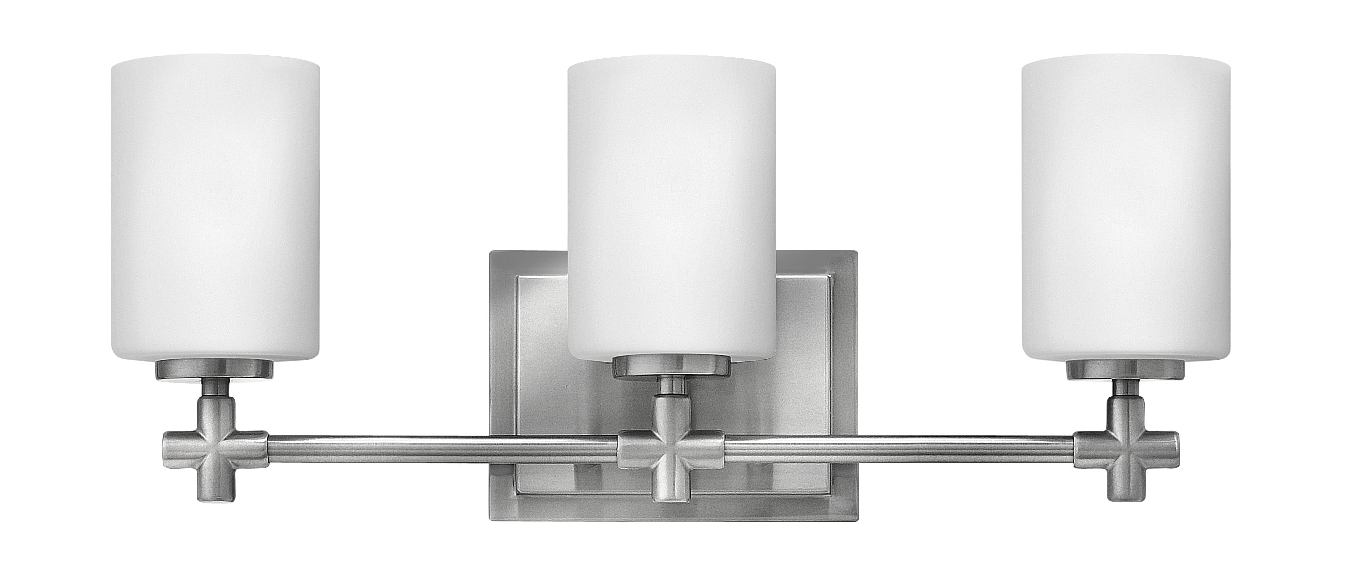 Hinkley 57553BN Laurel 19.5-in 3 -Light Brushed Nickel Transitional Vanity light