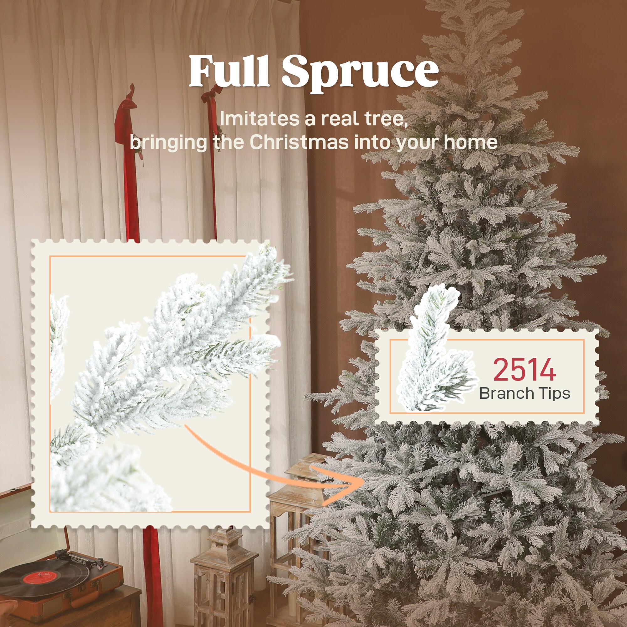 LUXEYARD DS-M-BAC07383 Artificial-Christmas-Trees - View #6