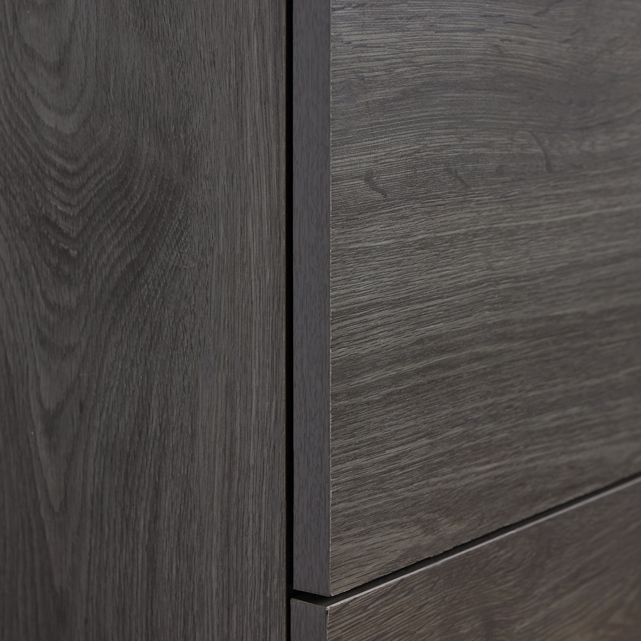 Gray Oak Double Dresser with Soft Close Drawers
