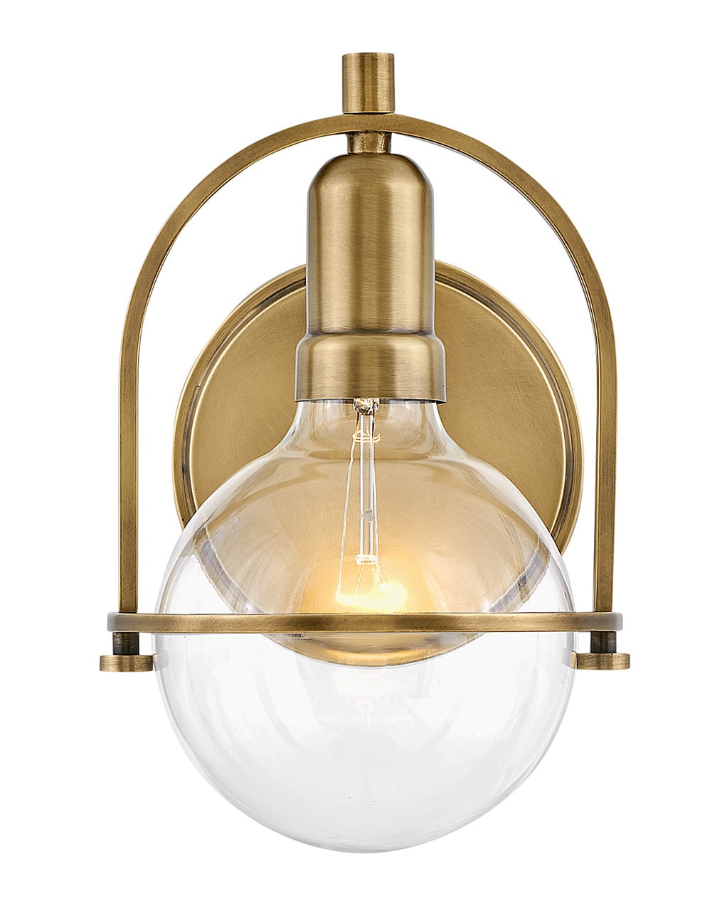 Somerset Heritage Brass Single-Light Wall Sconce