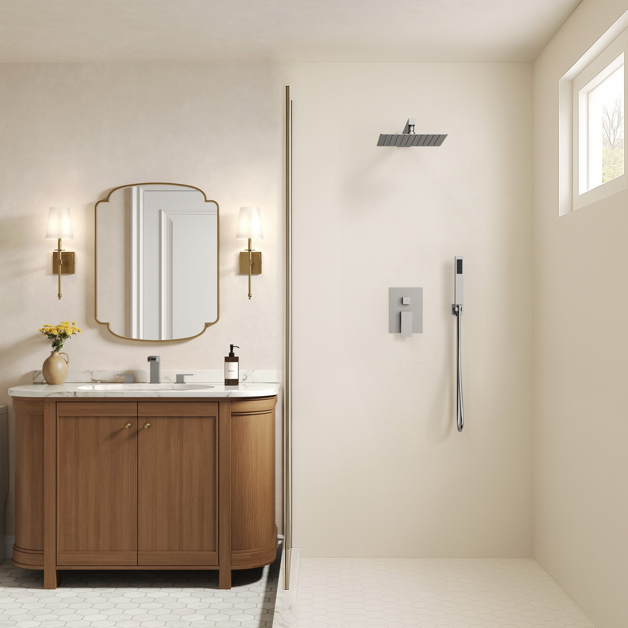 GRANDJOY SGF60GJ-66-BN10 Tub-Shower-Faucets - View #3