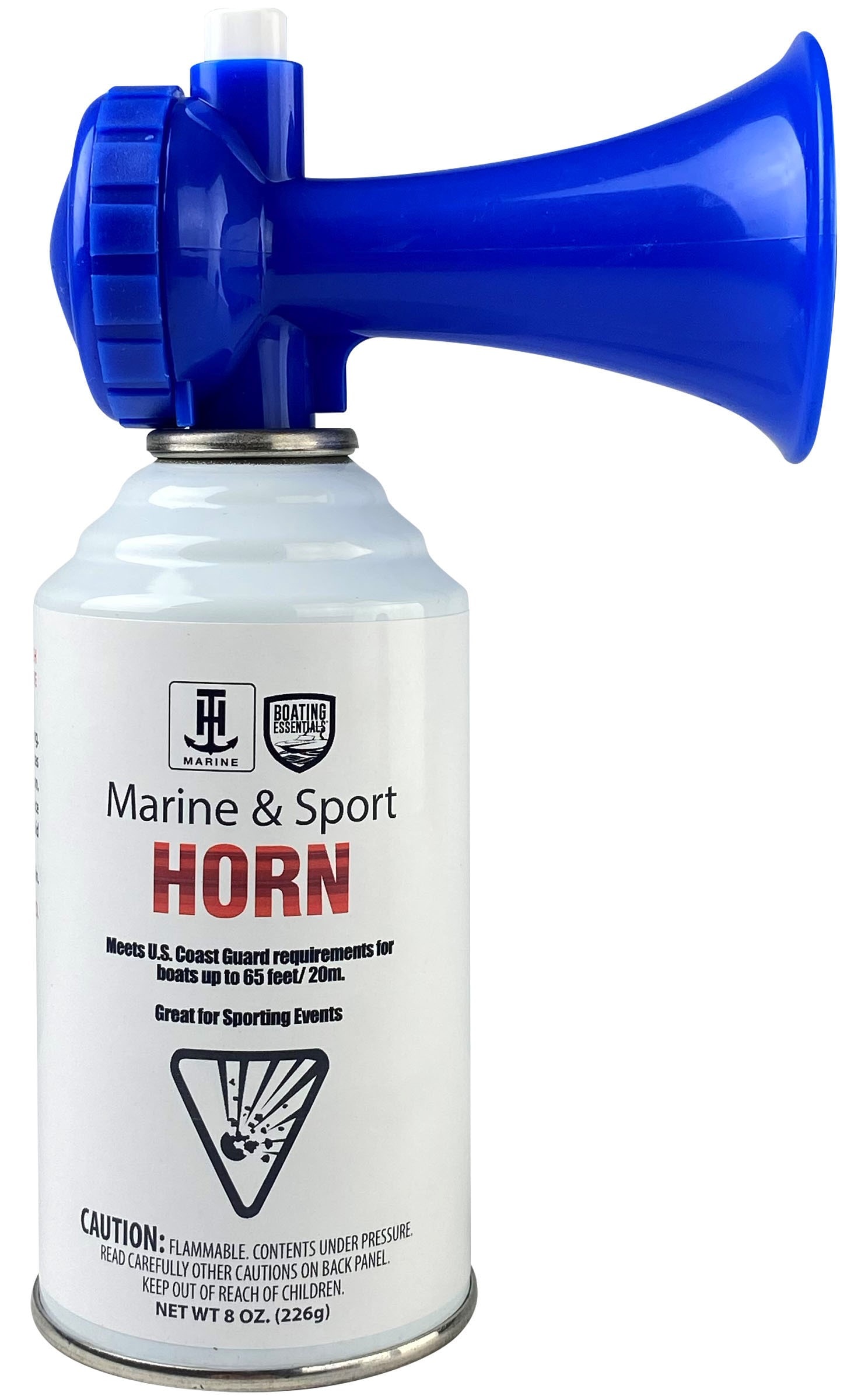 T-H Marine Marine Air Horn, 8 oz, White/Blue, USCG Approved, Ideal for  Sporting Events in the Safety Accessories department at