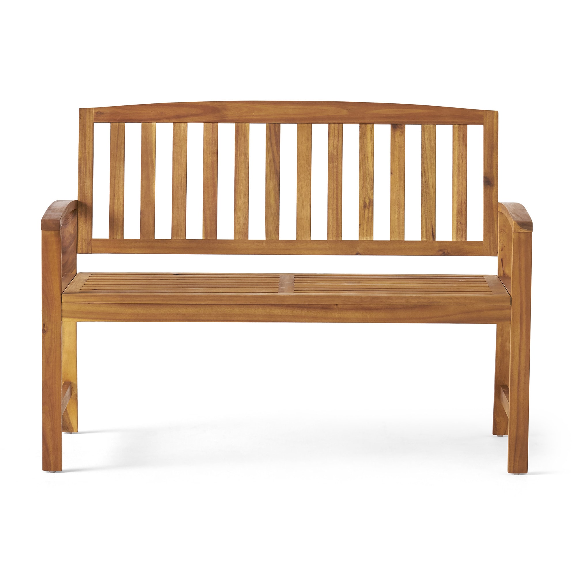 Bybafun - 48.82-in W x 35.83-in H Teak Acacia Garden Bench