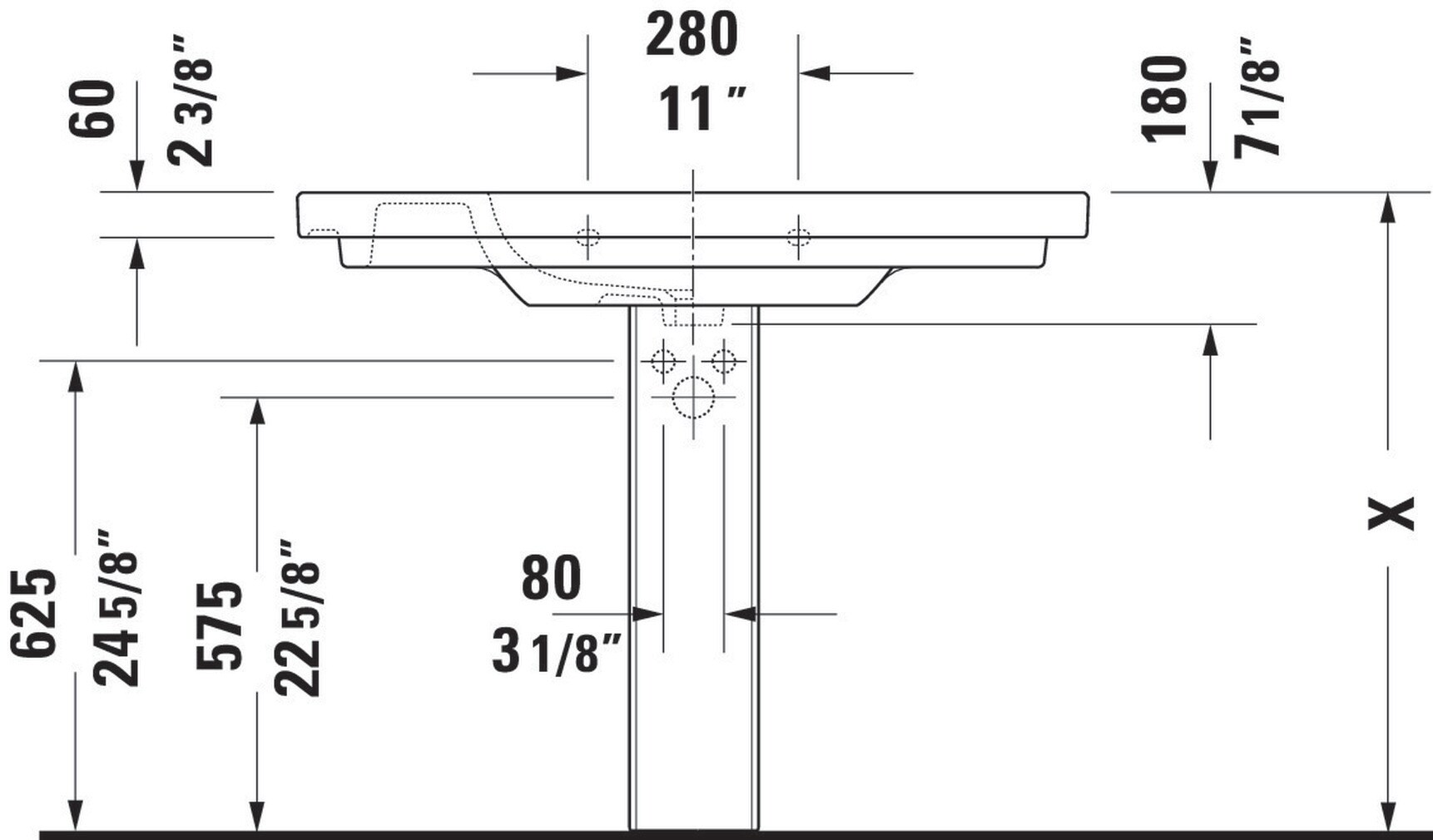 Duravit 03421000002 Bath-Sink - View #7