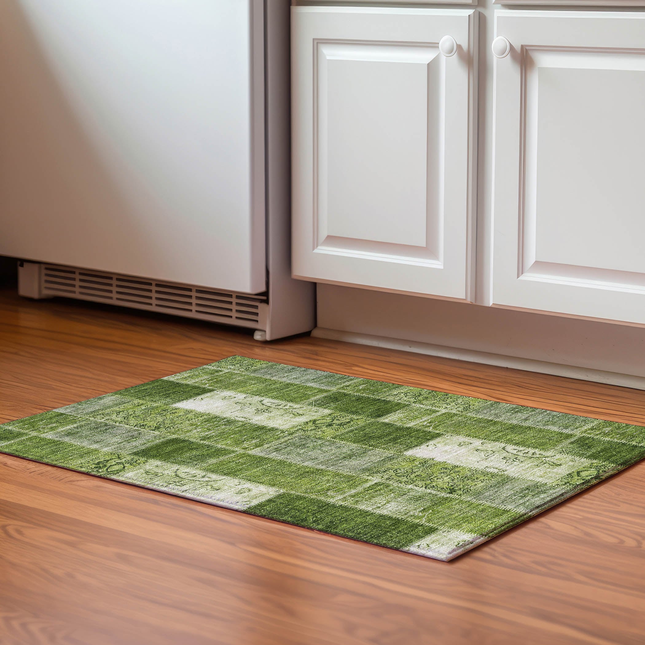 Addison Rugs AMF631OL20X30 Mayfield AMF631OL 2 x 3 (ft) Loomed Olive Rectangular Indoor Geometric Machine washable Pet Friendly Area rug