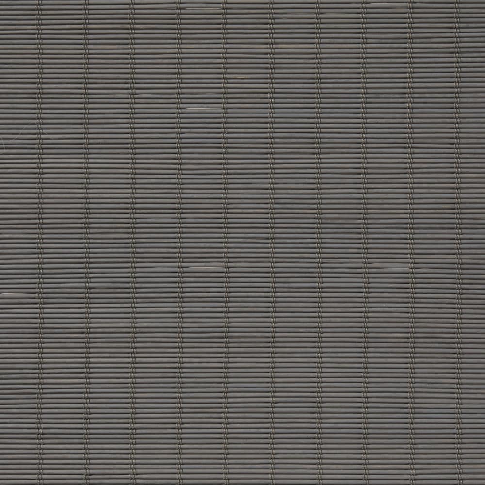 Bali 10B-80722 Framewook Washed Graphite Sheer Reed Roman shade swatch