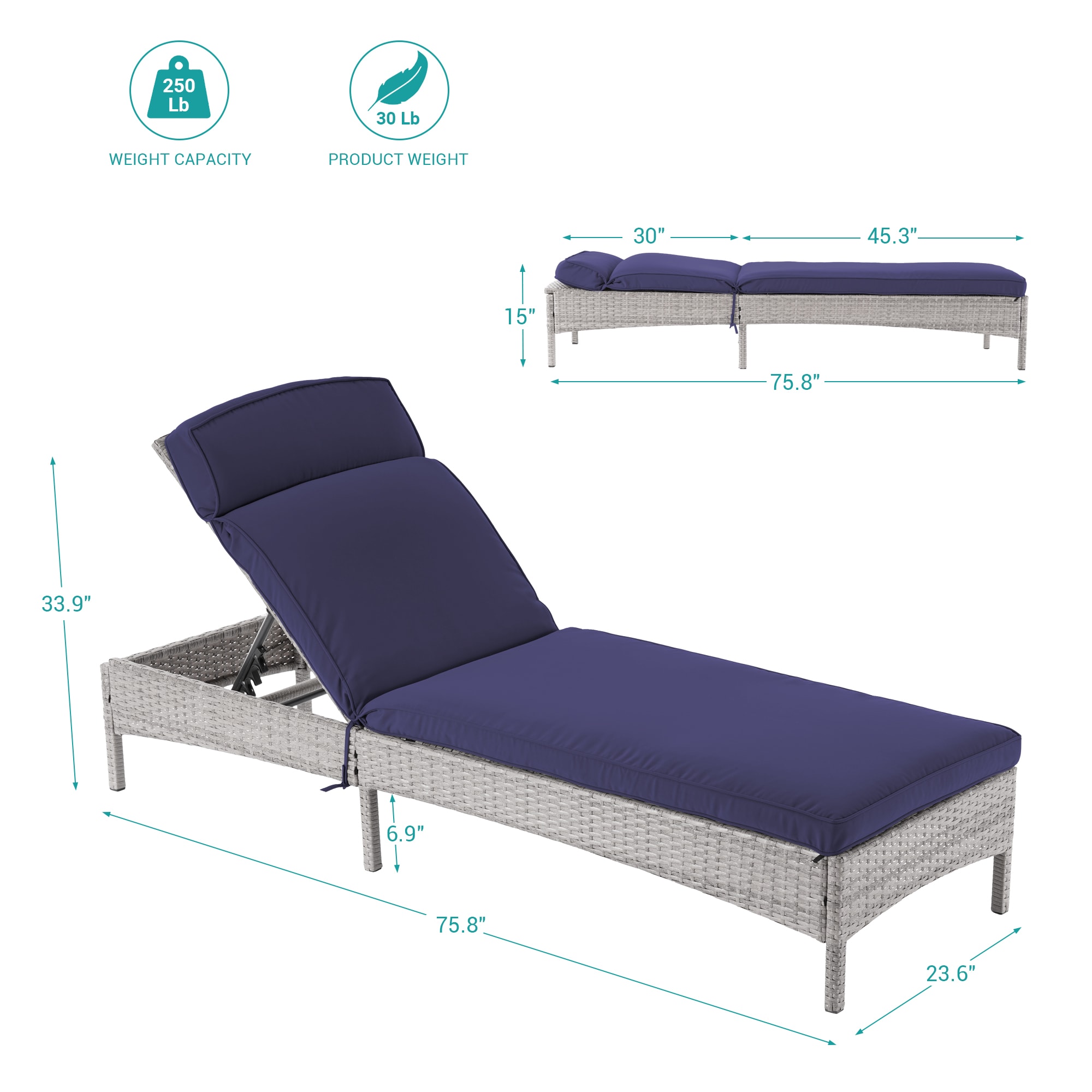 ACEGOSES LW-723-NY Patio-Chairs - View #3