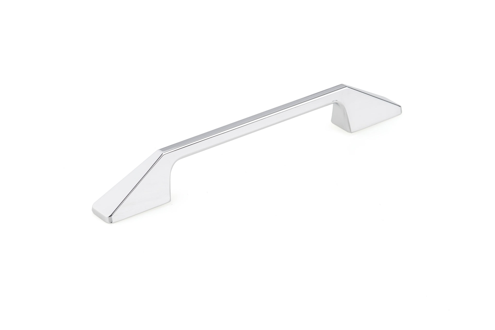 Richelieu BP7238160140 Medina 6-5/16-in , 160mm Center to Center Chrome Rectangular Handle
