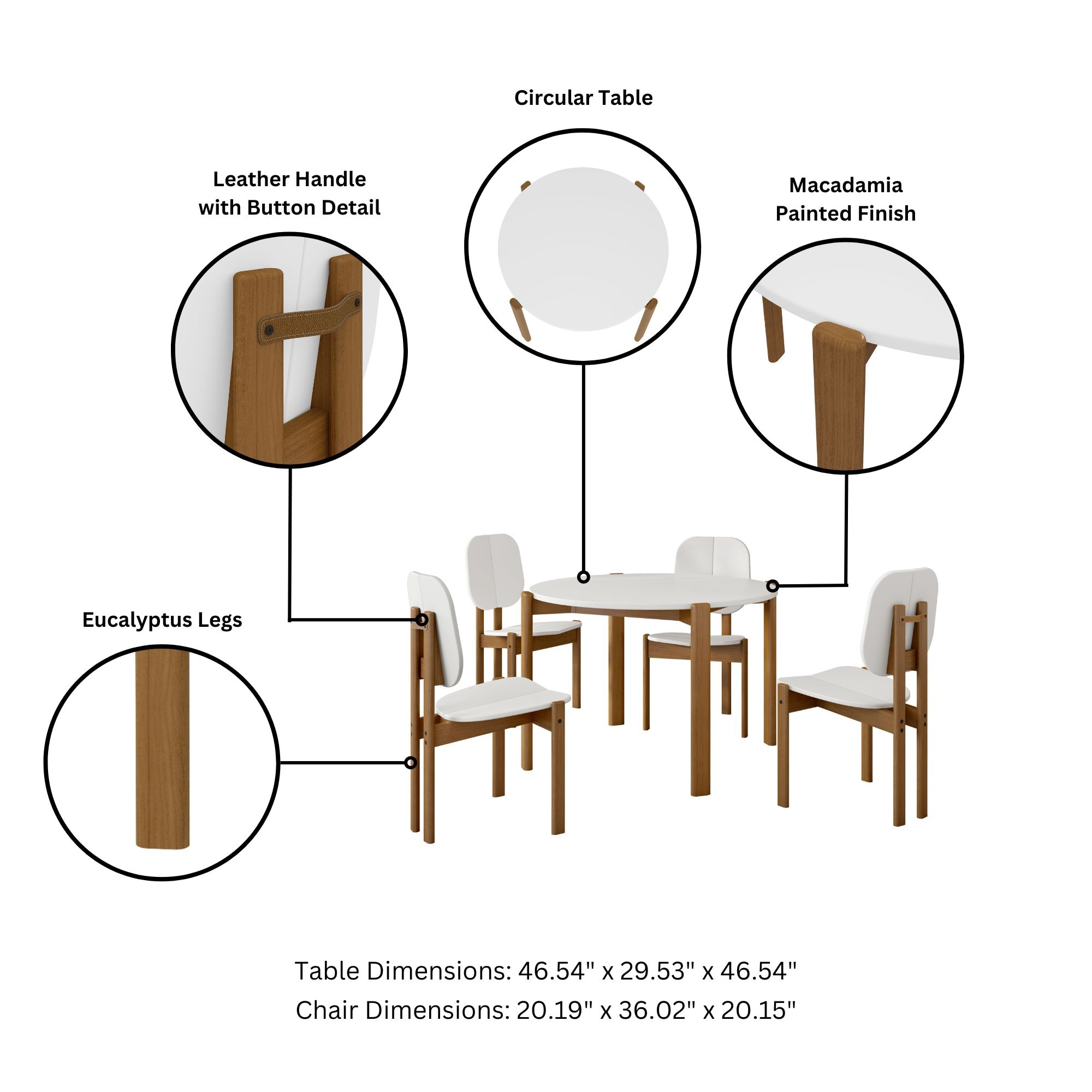 Manhattan Comfort 4-DT-82705-WH Dining-Sets - View #5