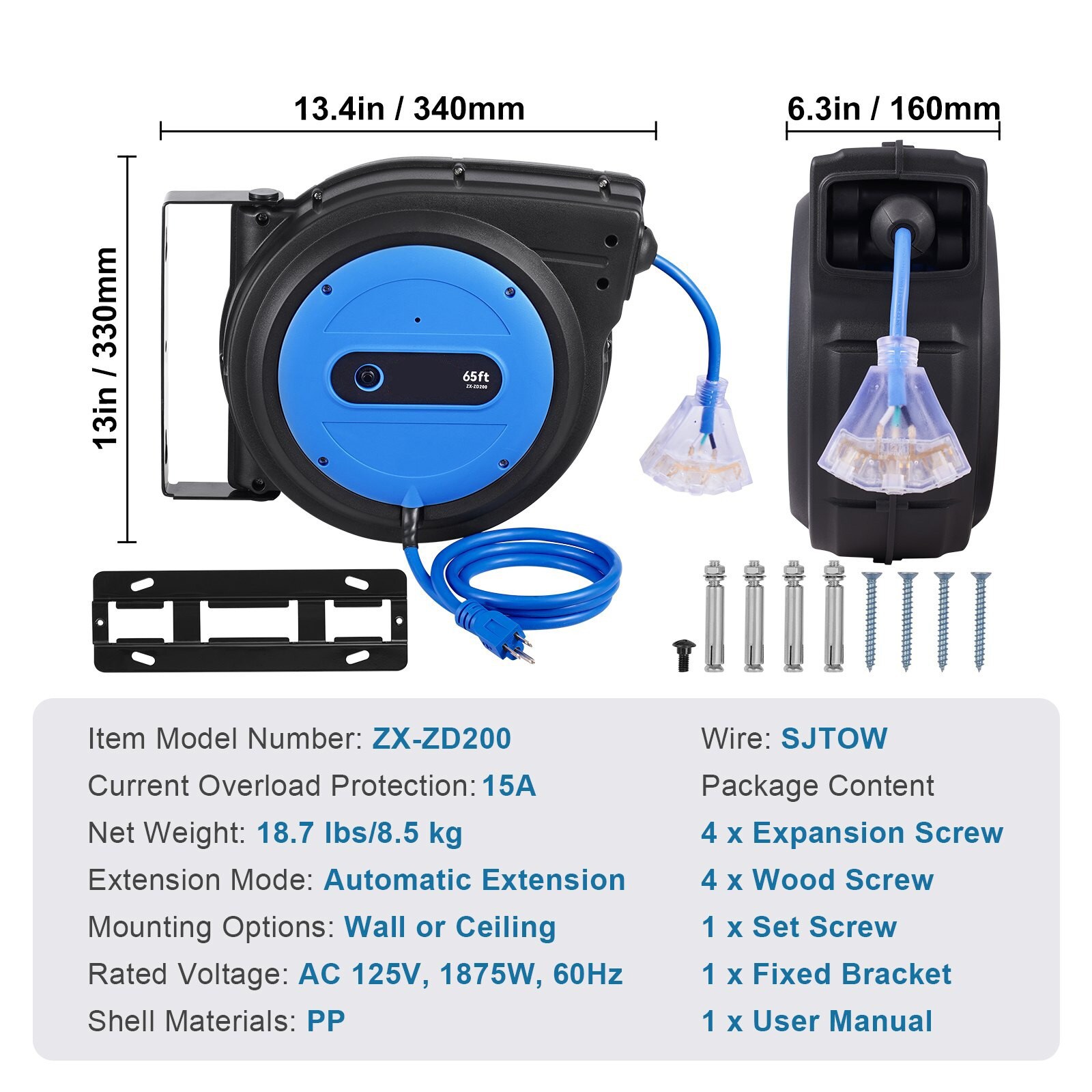 SUGIFT LW108GIVSS2111 Electrical-Extension-Cords - View #3