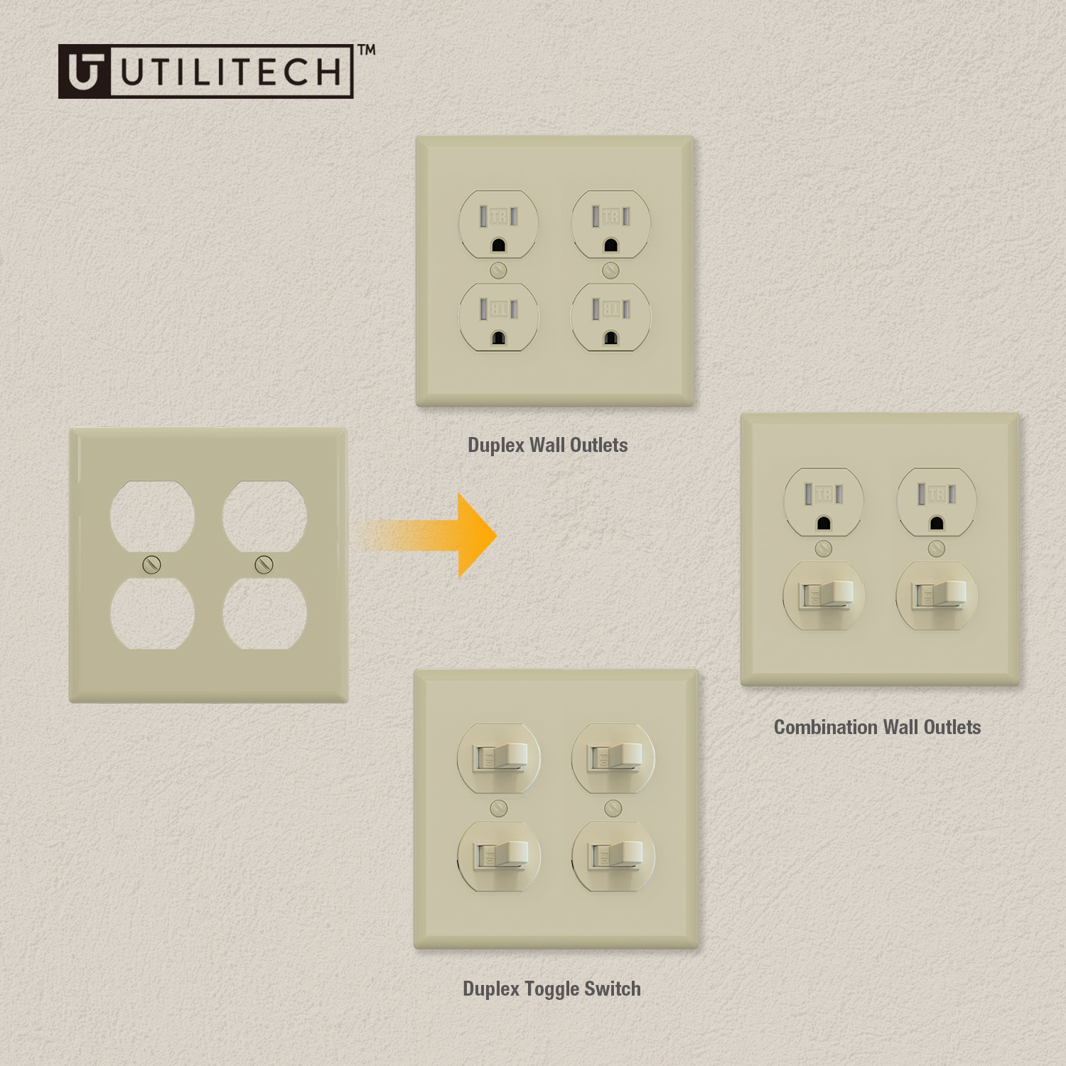 Utilitech 3022-IV10 Electrical-Wall-Plates - View #5