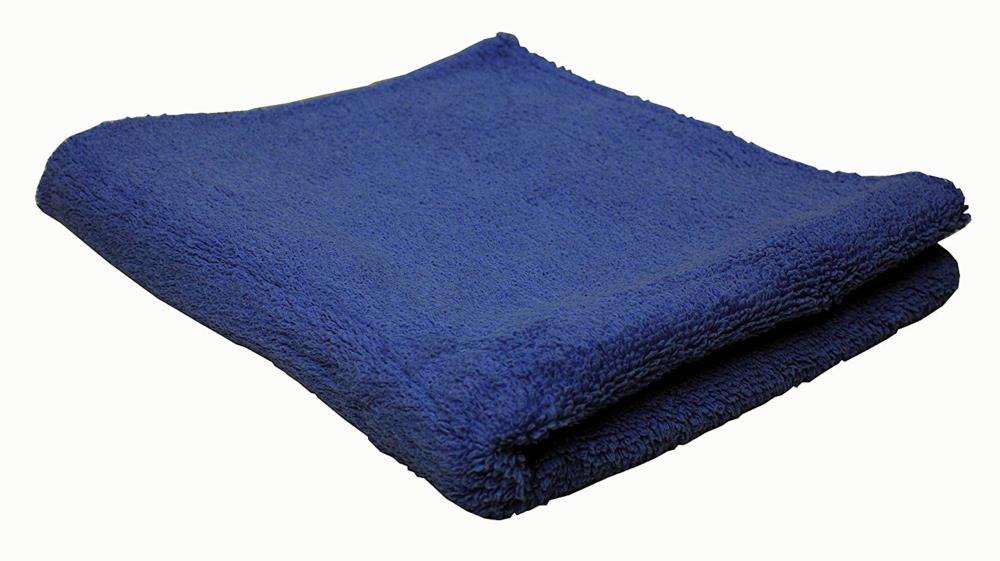 The Everplush Company Flat Loop 6 Piece Bath Towel Set, Navy Blue