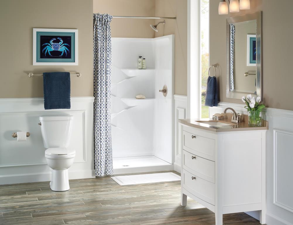 Delta B67311-4834-WH Shower-Wall-Surrounds - View #4
