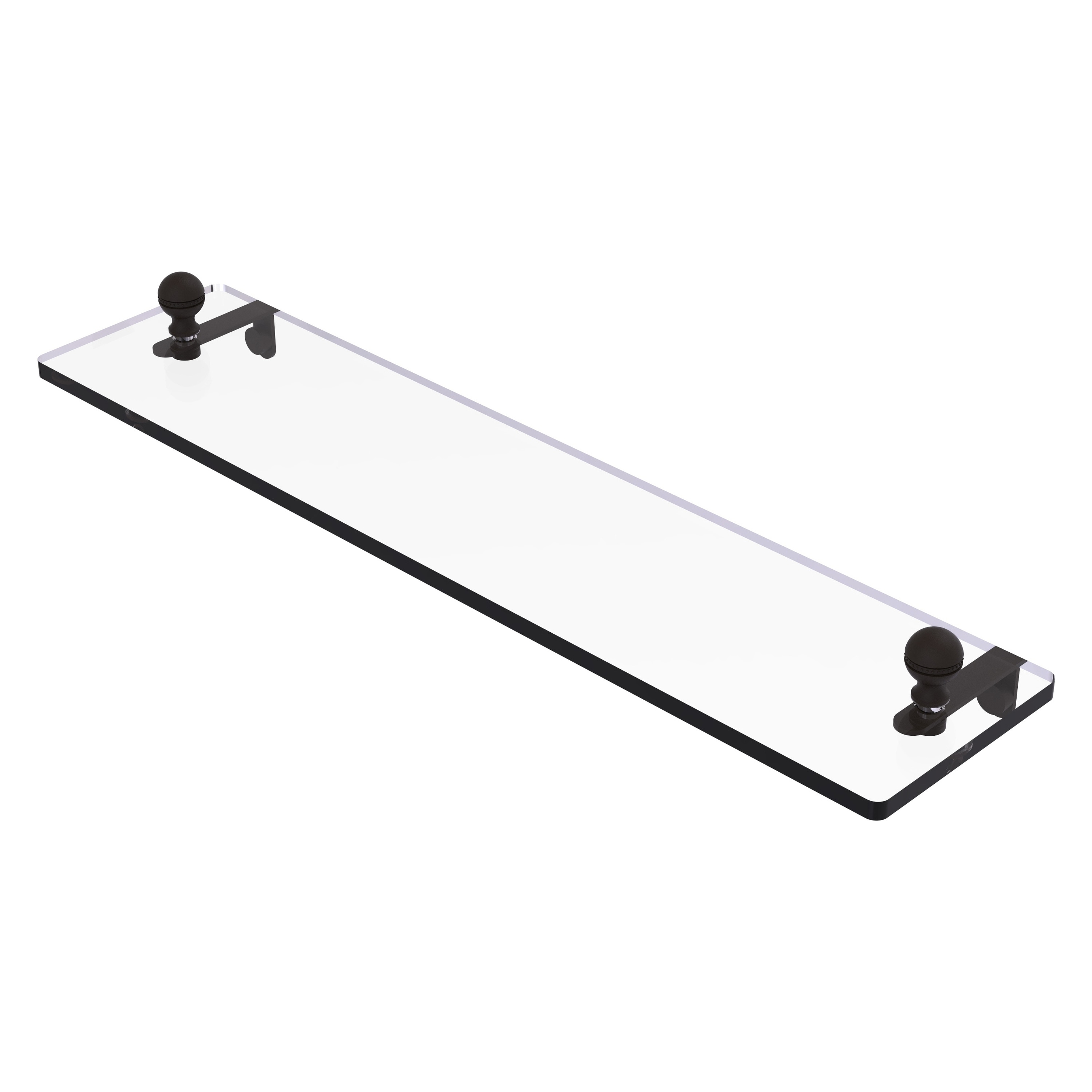 Allied Brass MA-1/22-ORB Mambo Oil-rubbed Bronze Wall mount Bathroom Shelf ( 22-in x 2.25-in x 5-in )