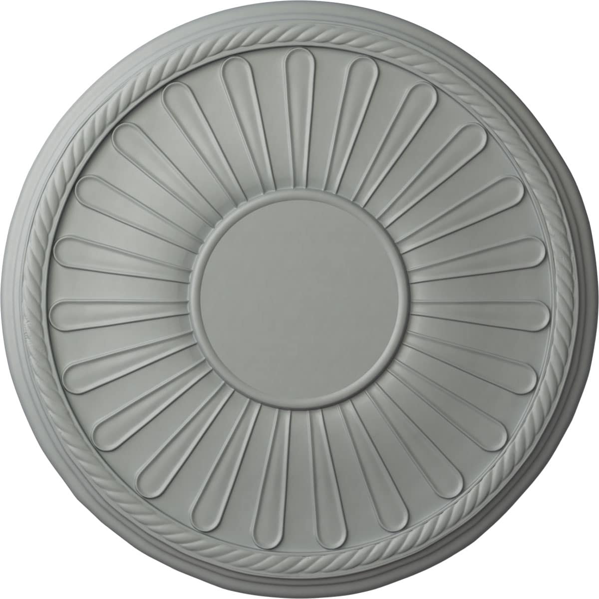 Ekena Millwork CM22LN Leandros 19.875-Inches W x 19.875-Inches L Traditional White Urethane Whole Ceiling Medallion