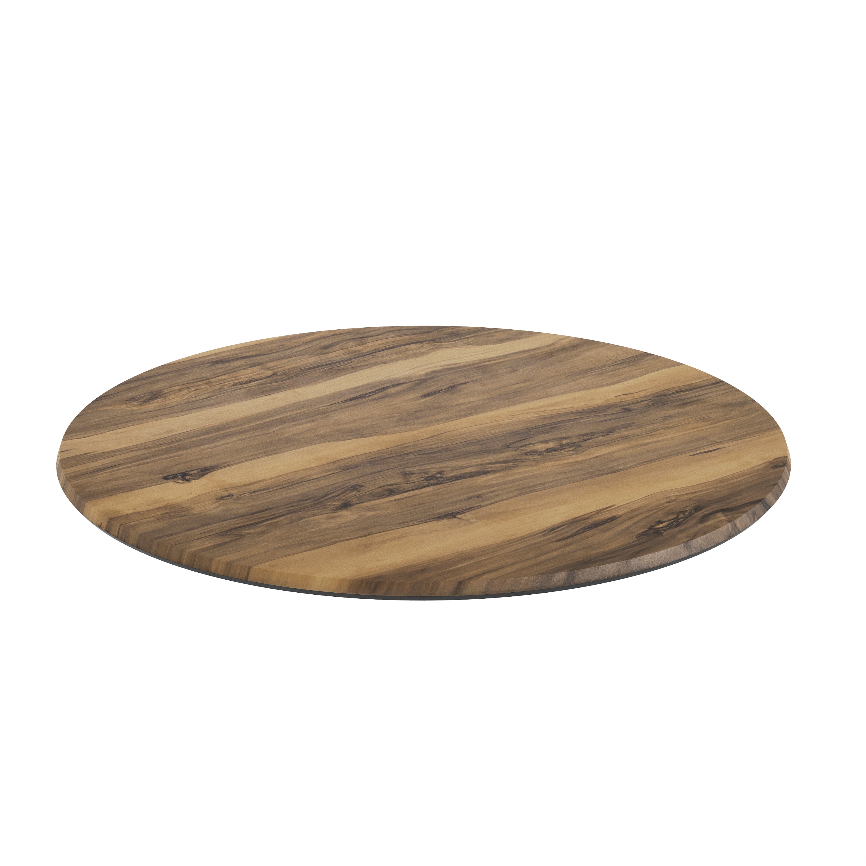 Flash Furniture TopGuard 31.25-in Round Natural Indoor Outdoor TopGuard HPL Wrapped Tabletop- Seamless Edge- Scratch and Stain Resistant- Commercial Grade