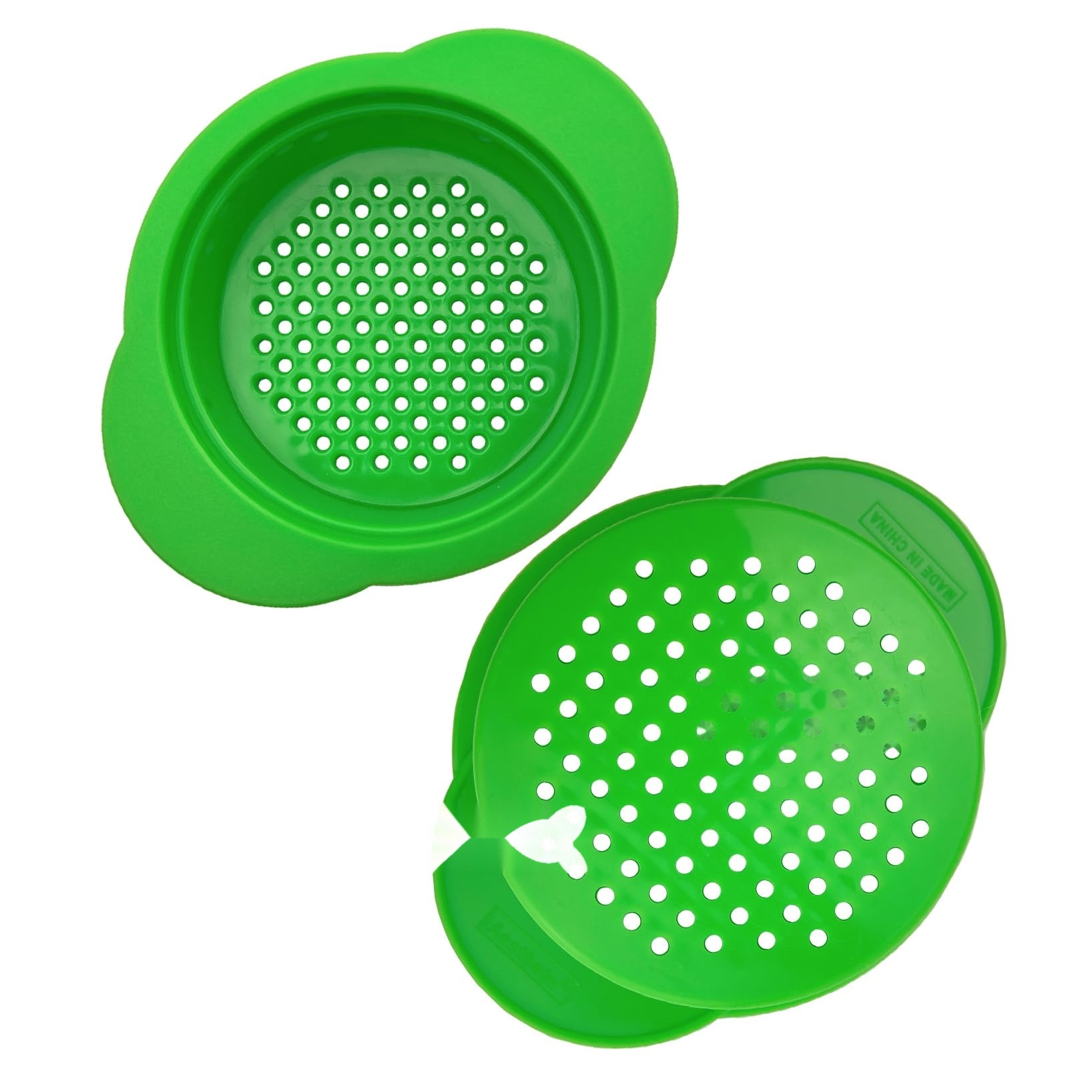 DHMHD 2 Pack Can Tuna Colander Strainer Food Grade Plastic BPA Free Unibody Design Dishwasher Safe Fits Standard Size Cans #LDH0812X067