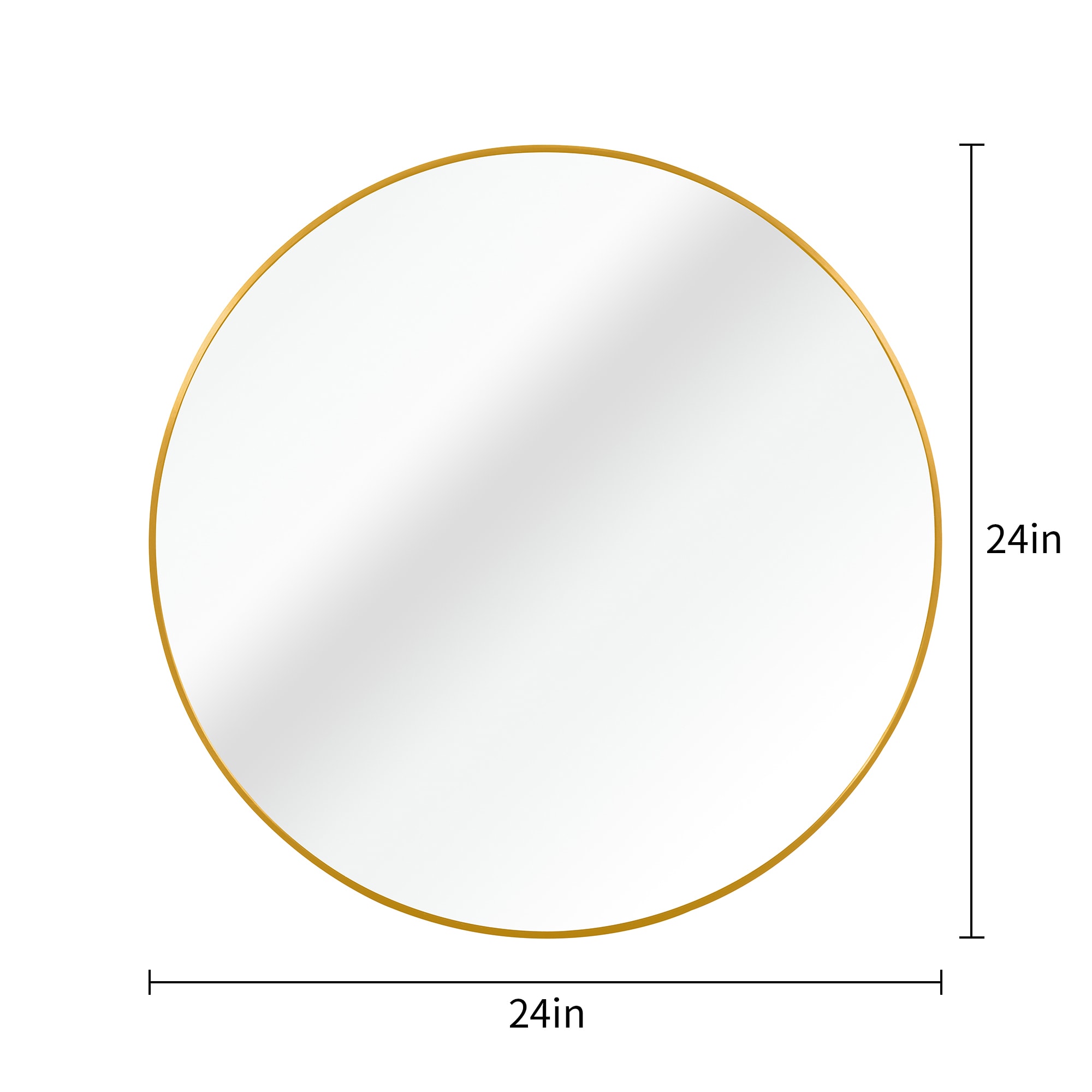WELLFOR ALMR-24 Framed-Bath-Mirrors - View #6