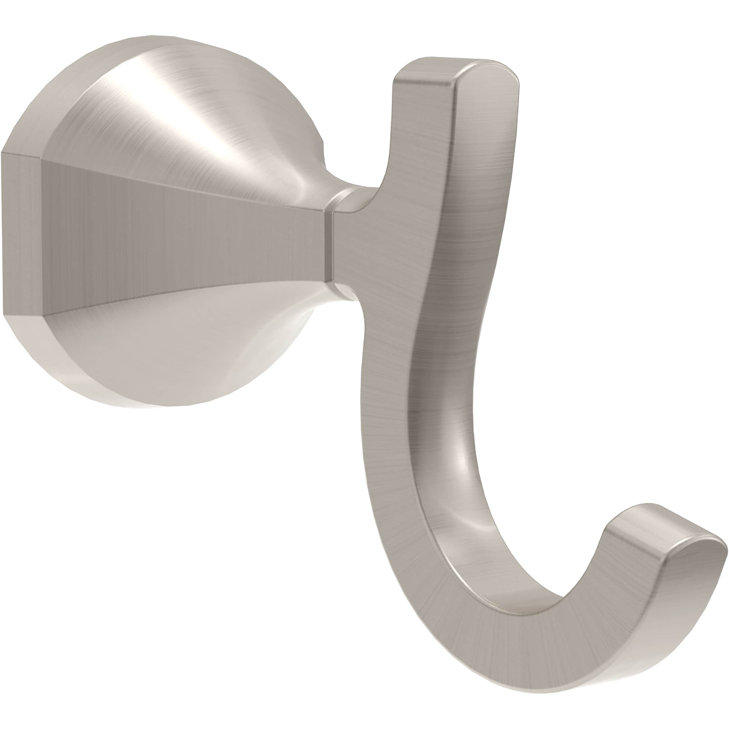 Delta ARC35-BN SpotShield Brushed Nickel Double -Hook Wall mount Towel Hook
