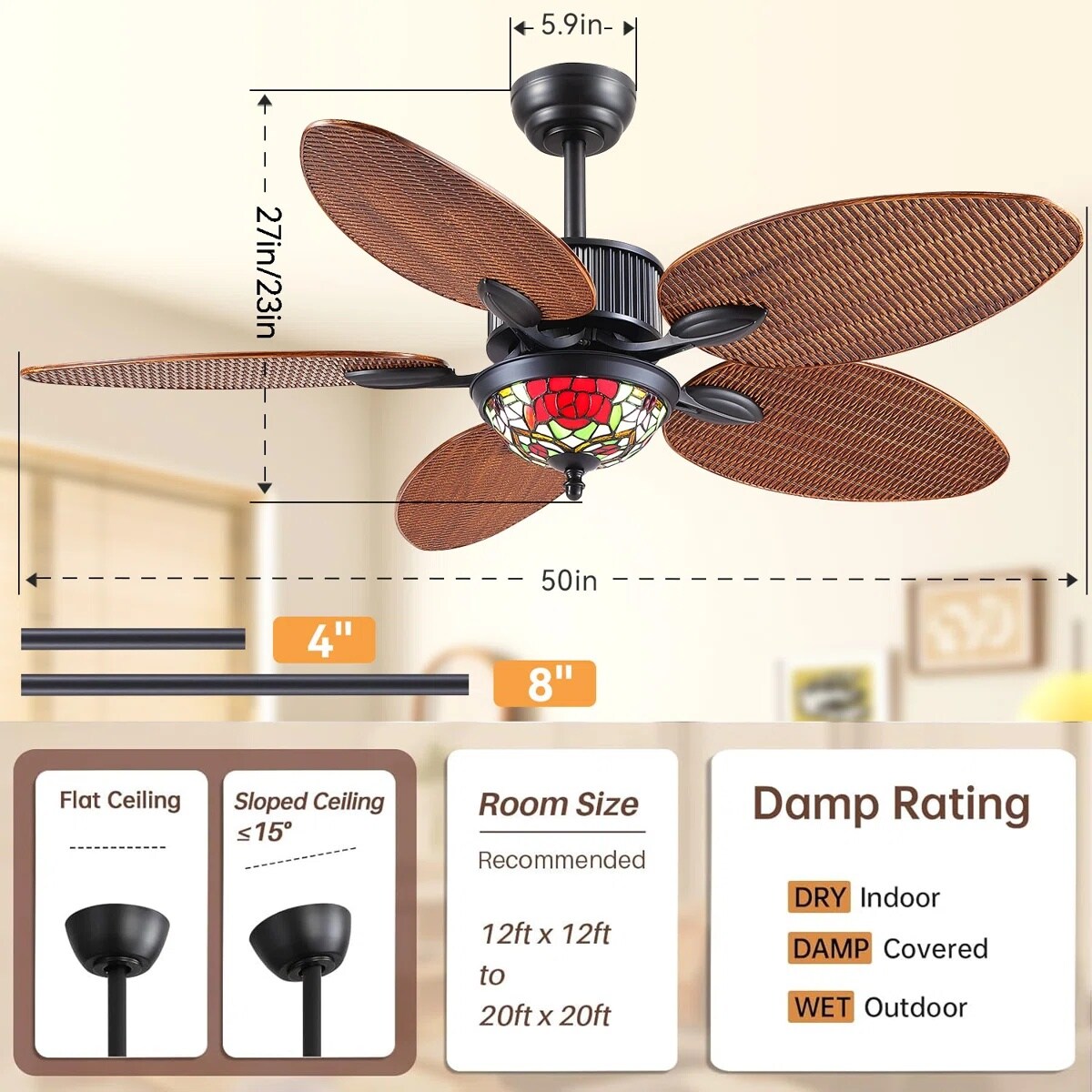Kviflon LS8250 Ceiling-Fans - View #12
