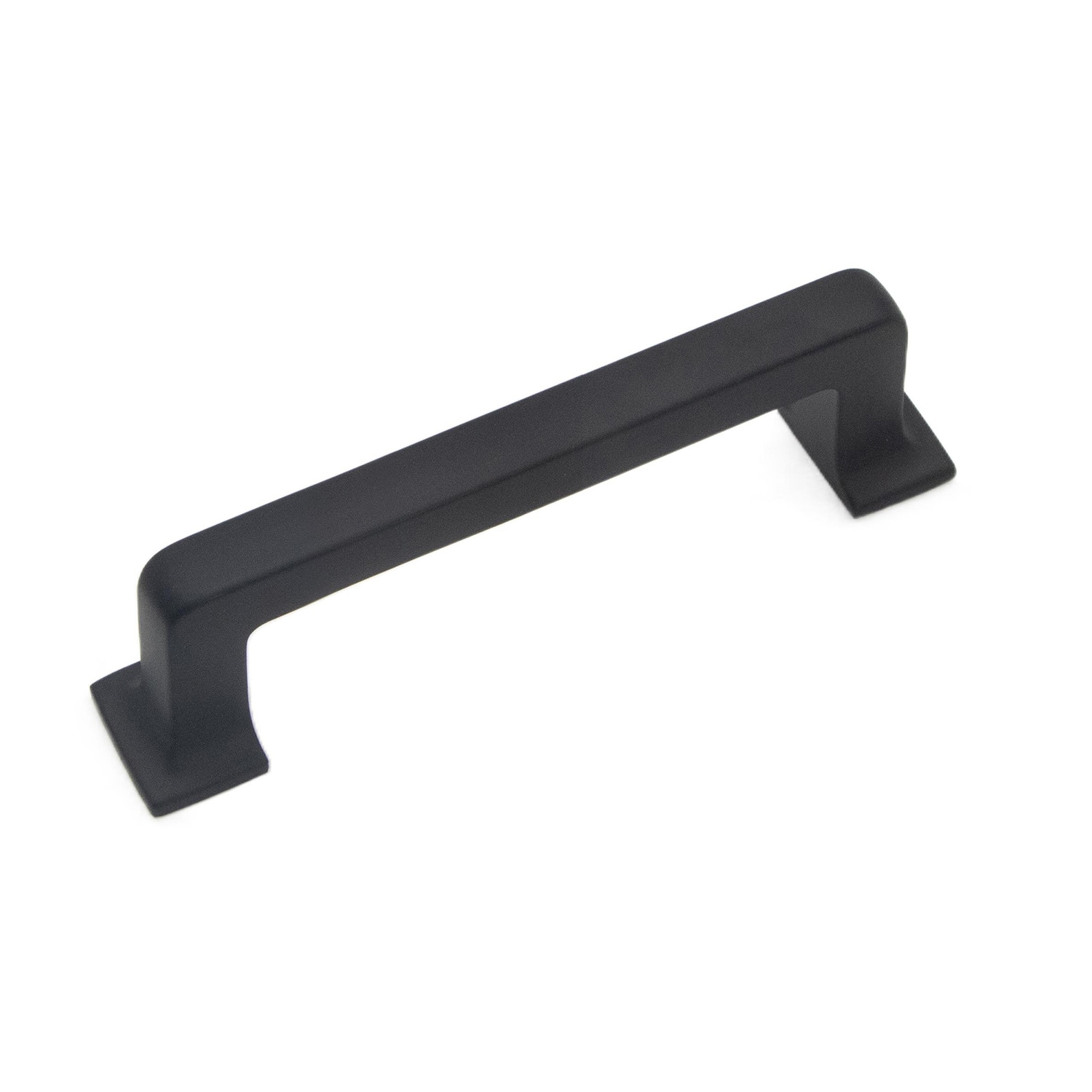 Hickory Hardware Heritage Designs Avery 3-in , 76mm Center to Center Matte Black Rectangular Handle Drawer Pull 10 -Pack #R080355MBX-10G