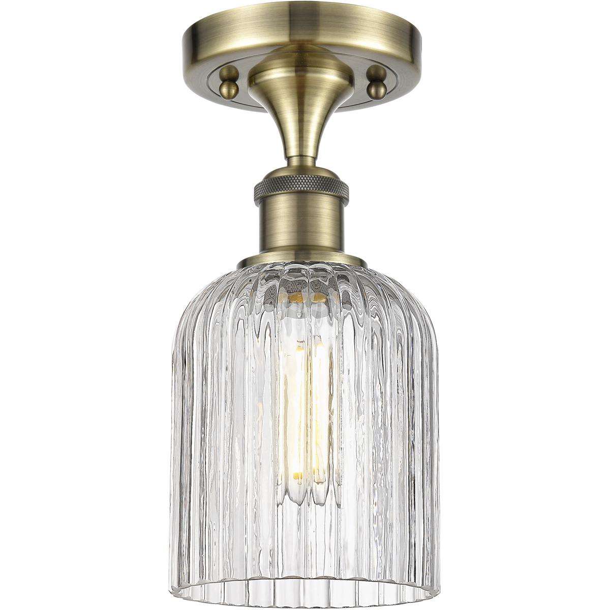 Innovations Lighting 2672770 516-1C-AB-G559-5CL Bridal Veil Semi-Flush Mount