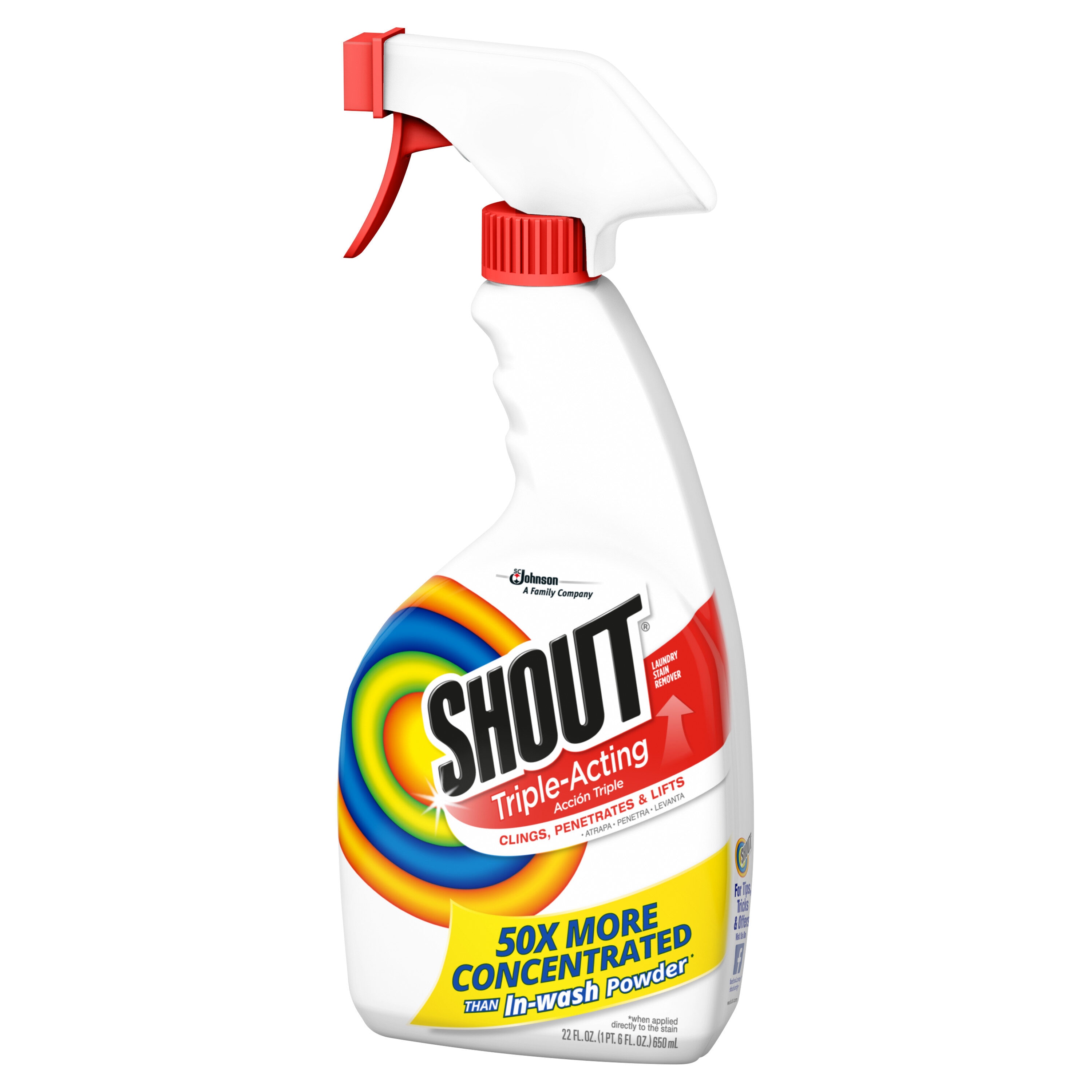 Shout Stain Remover 650 ml (Pack of 3)