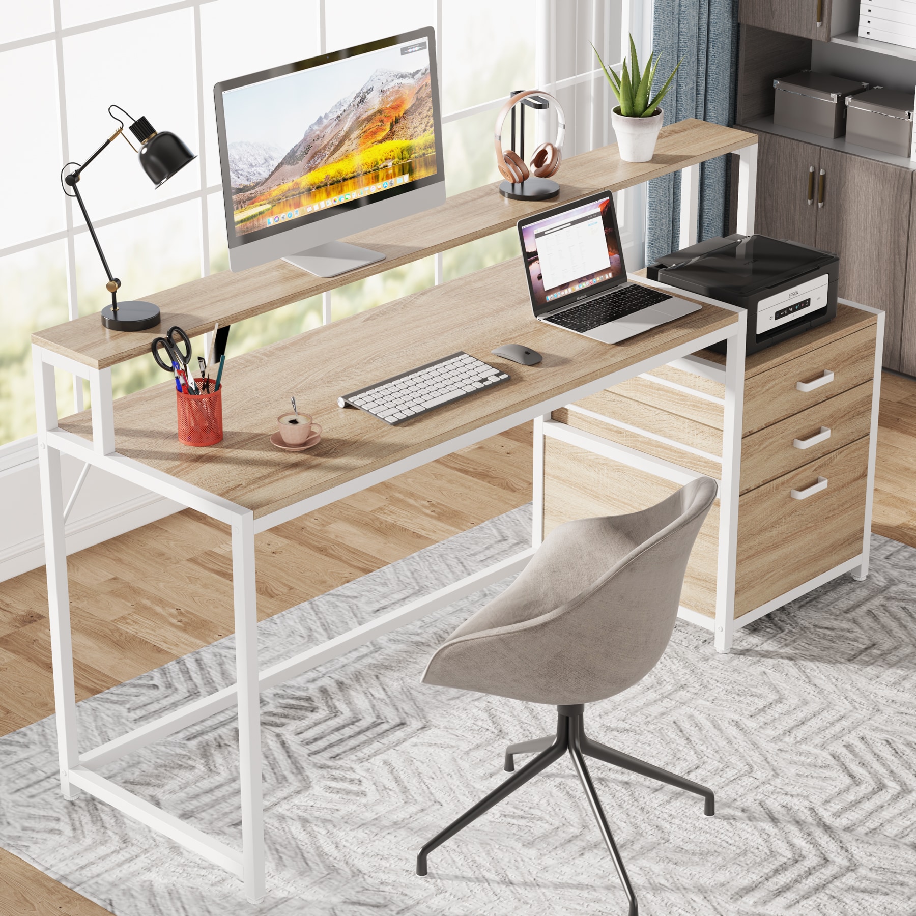 Fnova LWTJ-JW0712 Office-Tables - View #2