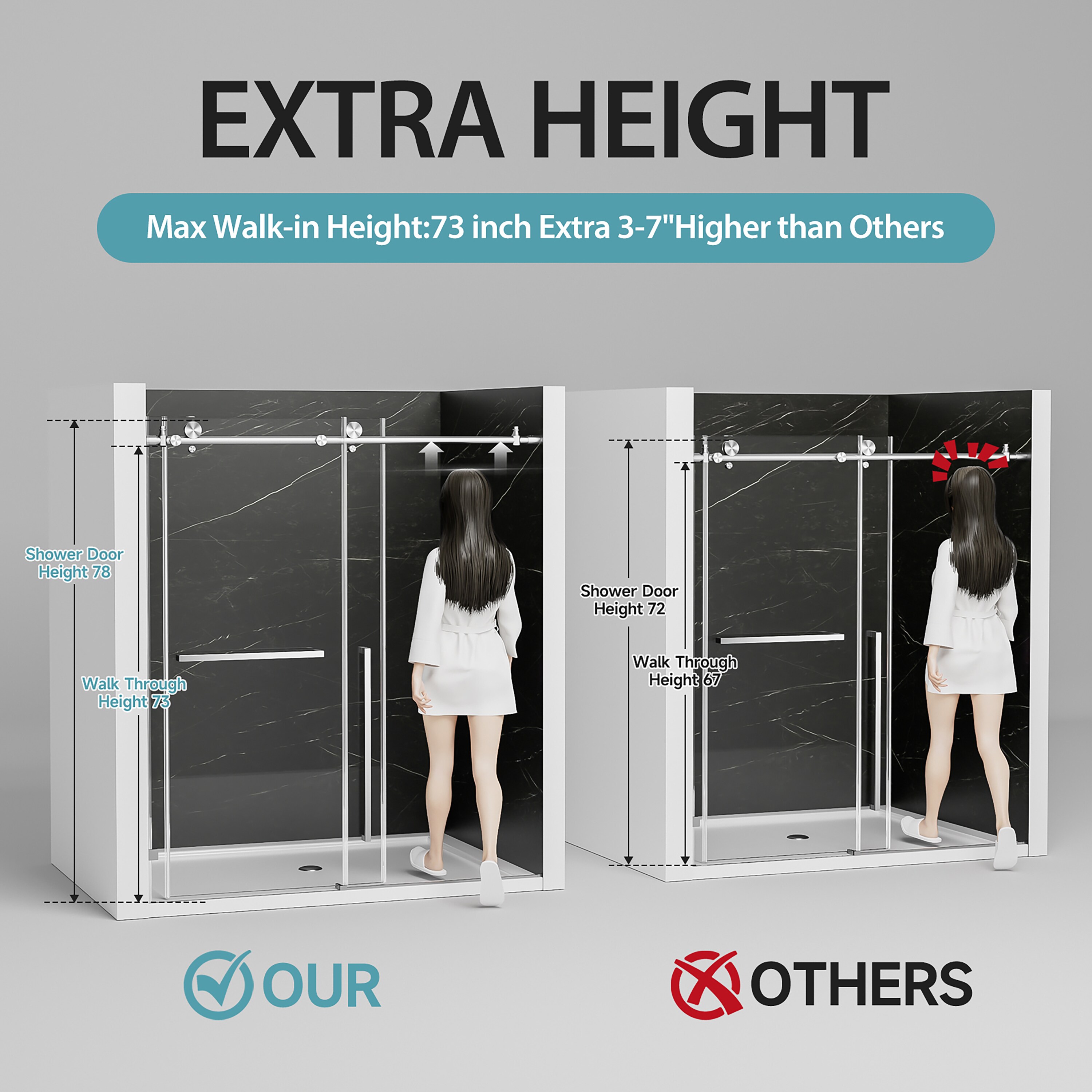 CASAINC CA-BF00004 Shower-Doors - View #11