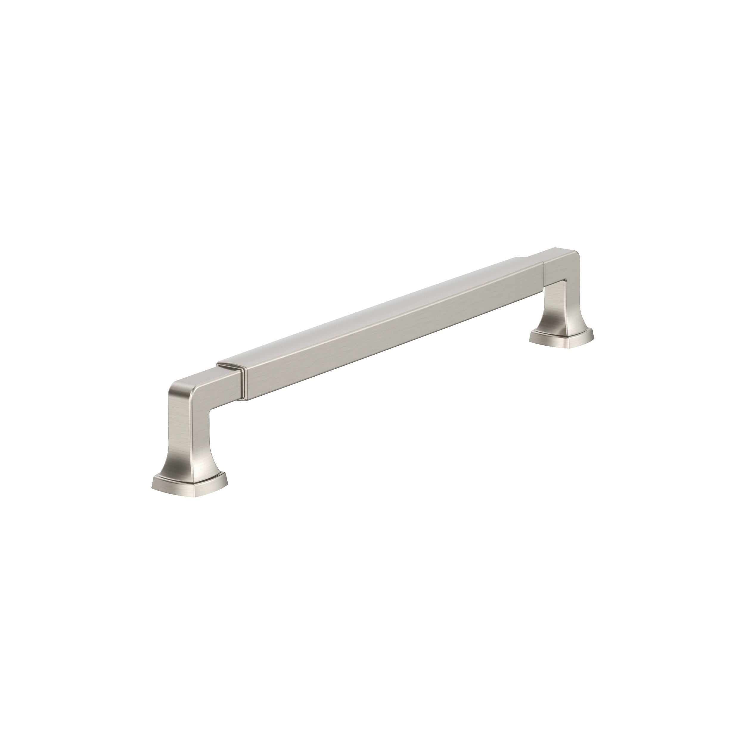 Amerock BP54060G10 Stature 12-in , 305mm Center to Center Satin Nickel Cylindrical Bar For Use on Appliances Drawer Pulls