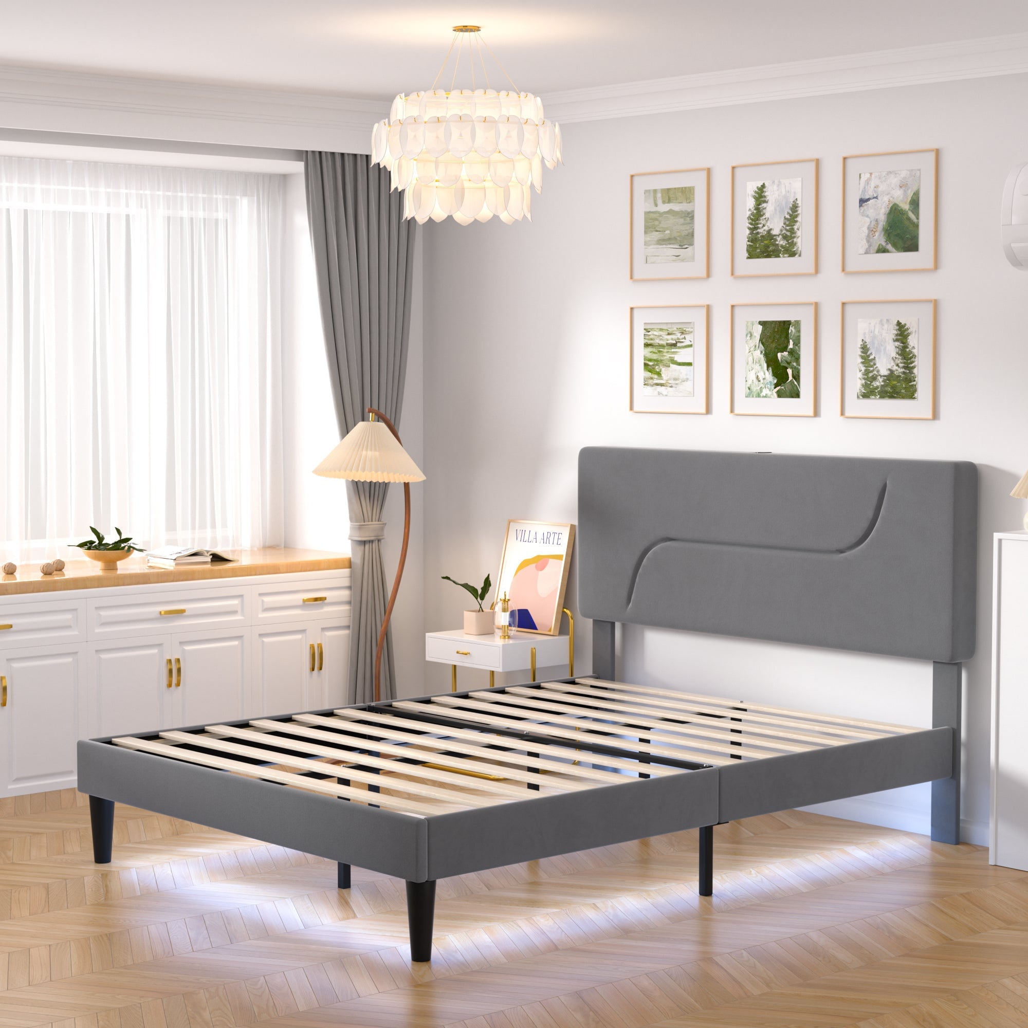 Vecelo LOE-RQ12-GRY beds - View #2