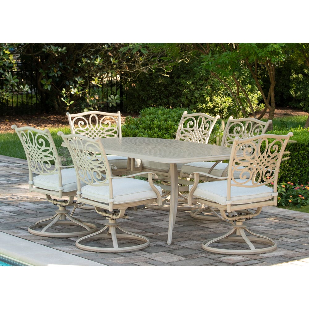 Hanover TRADDNSD7PCSW6-BE Patio-Dining-Sets - View #11