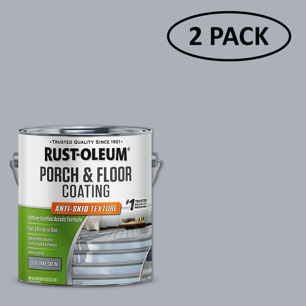 Rust-Oleum Porch and Floor Dove Gray Satin Interior/Exterior Porch and ...