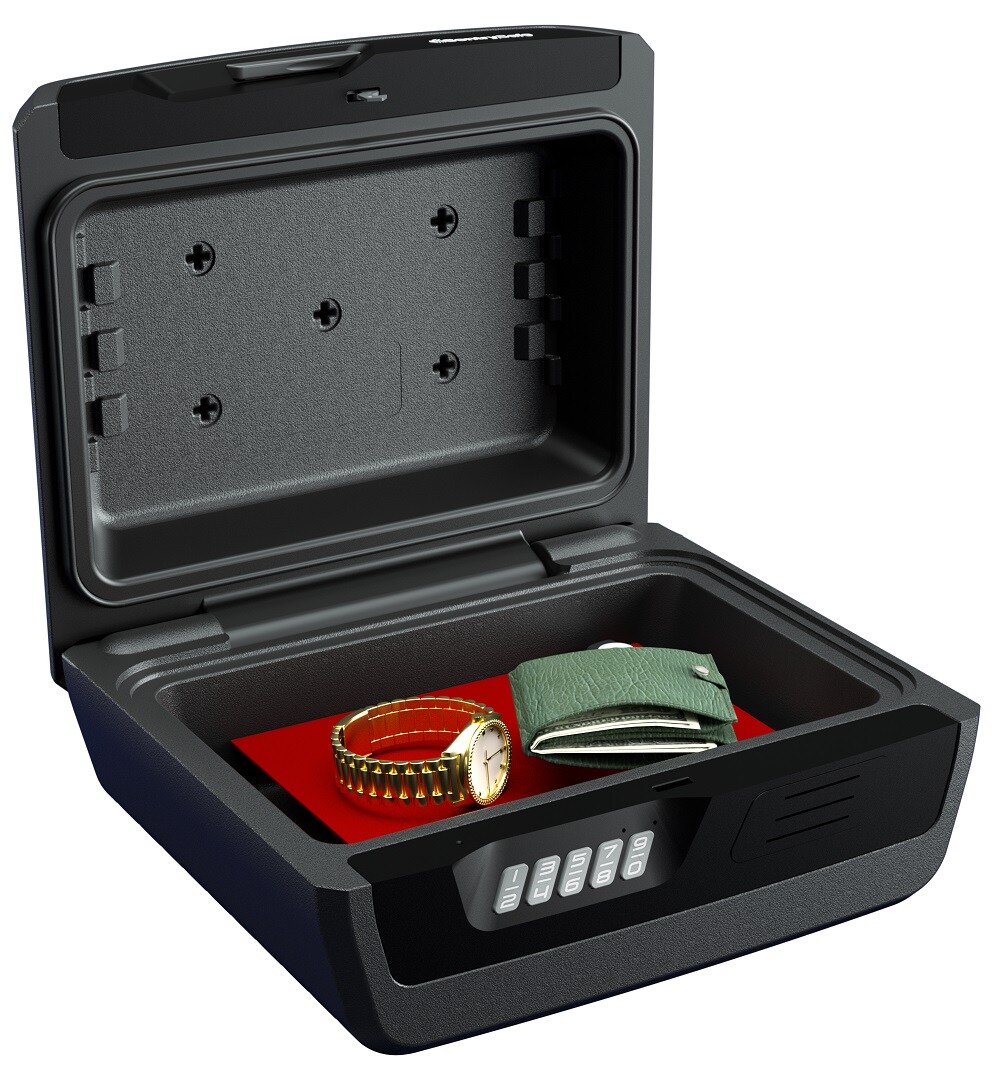 Small Black Digital Waterproof Fire-Resistant Safe