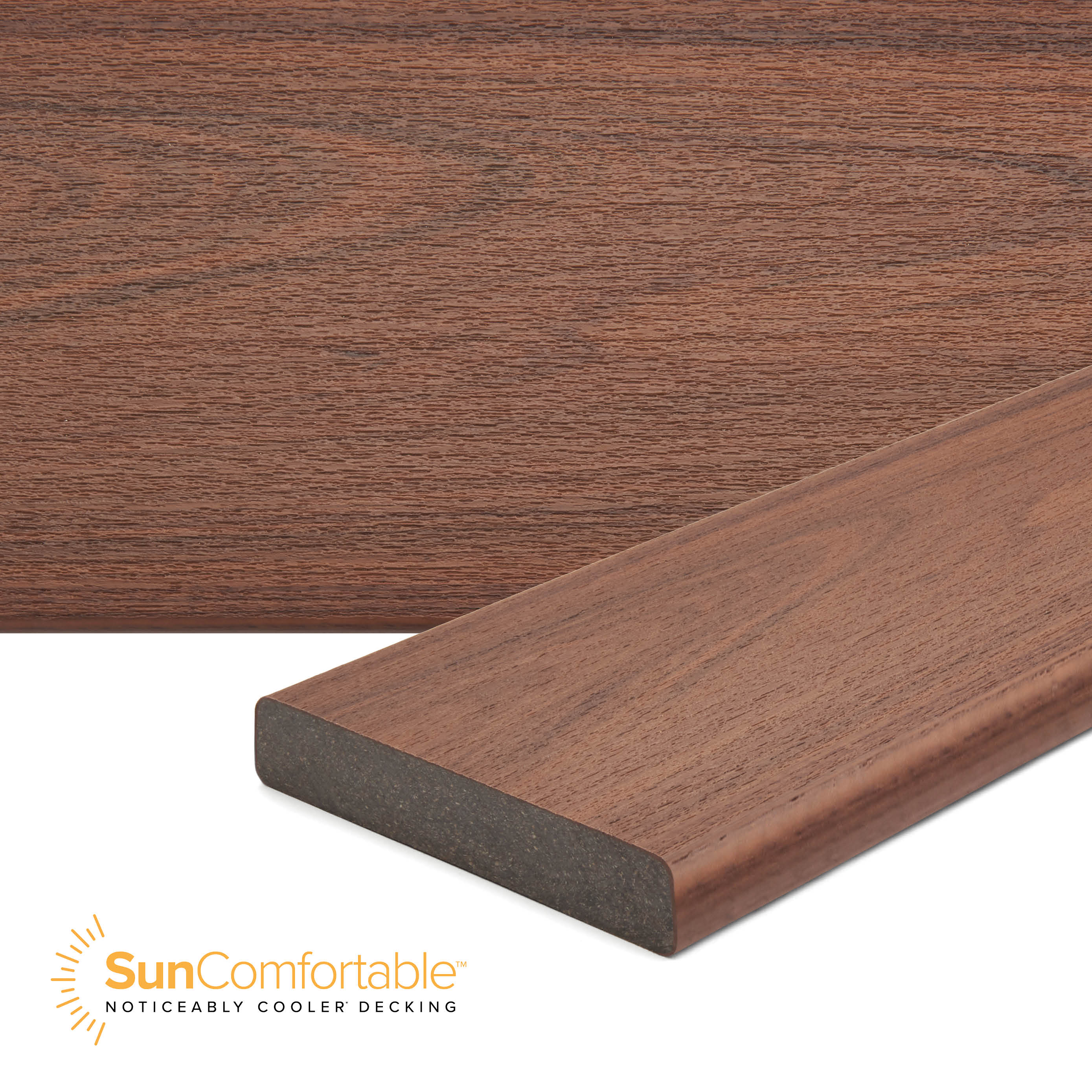 Trex HT010620TLS01 Transcend Lineage 1-in x 6-in x 20-ft Hatteras Square Composite Deck board