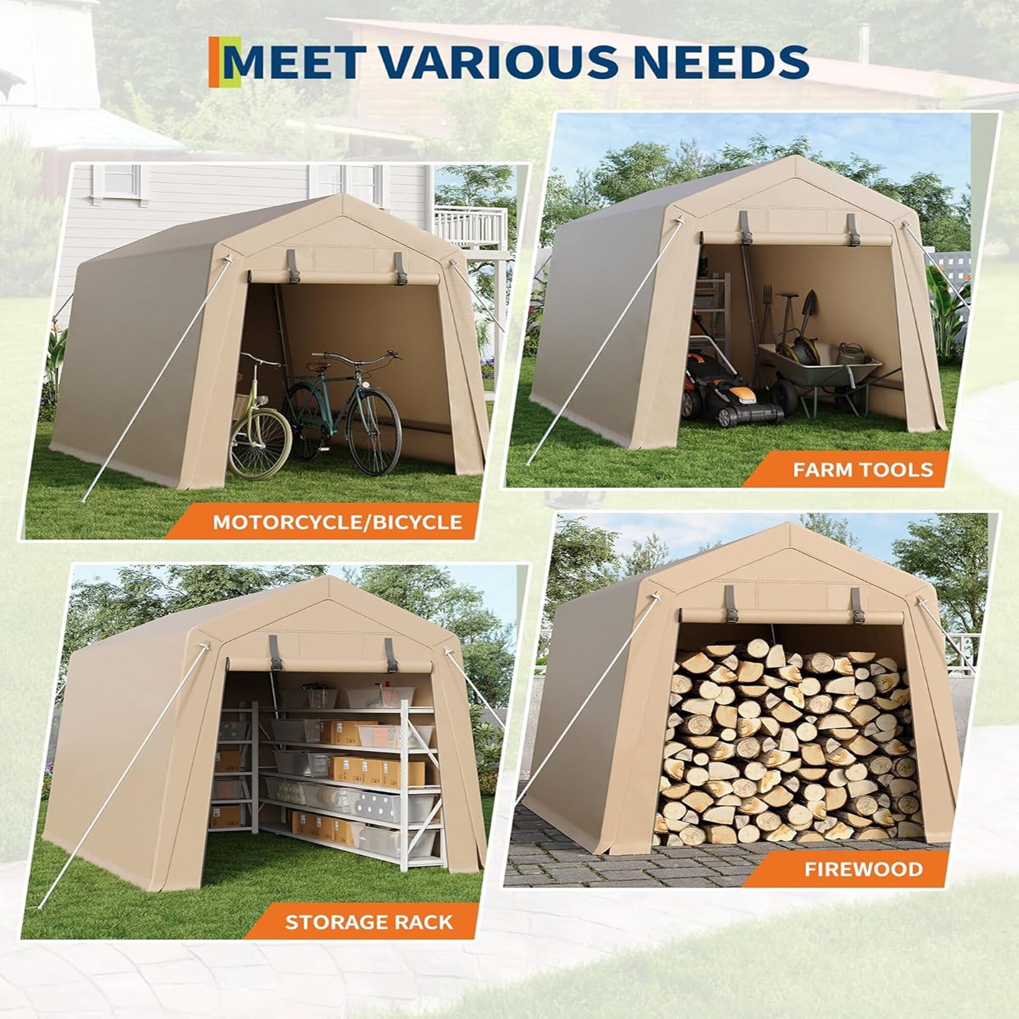Qeetex LSHQQPPG-33A4YVXT Carport-Covers - View #3