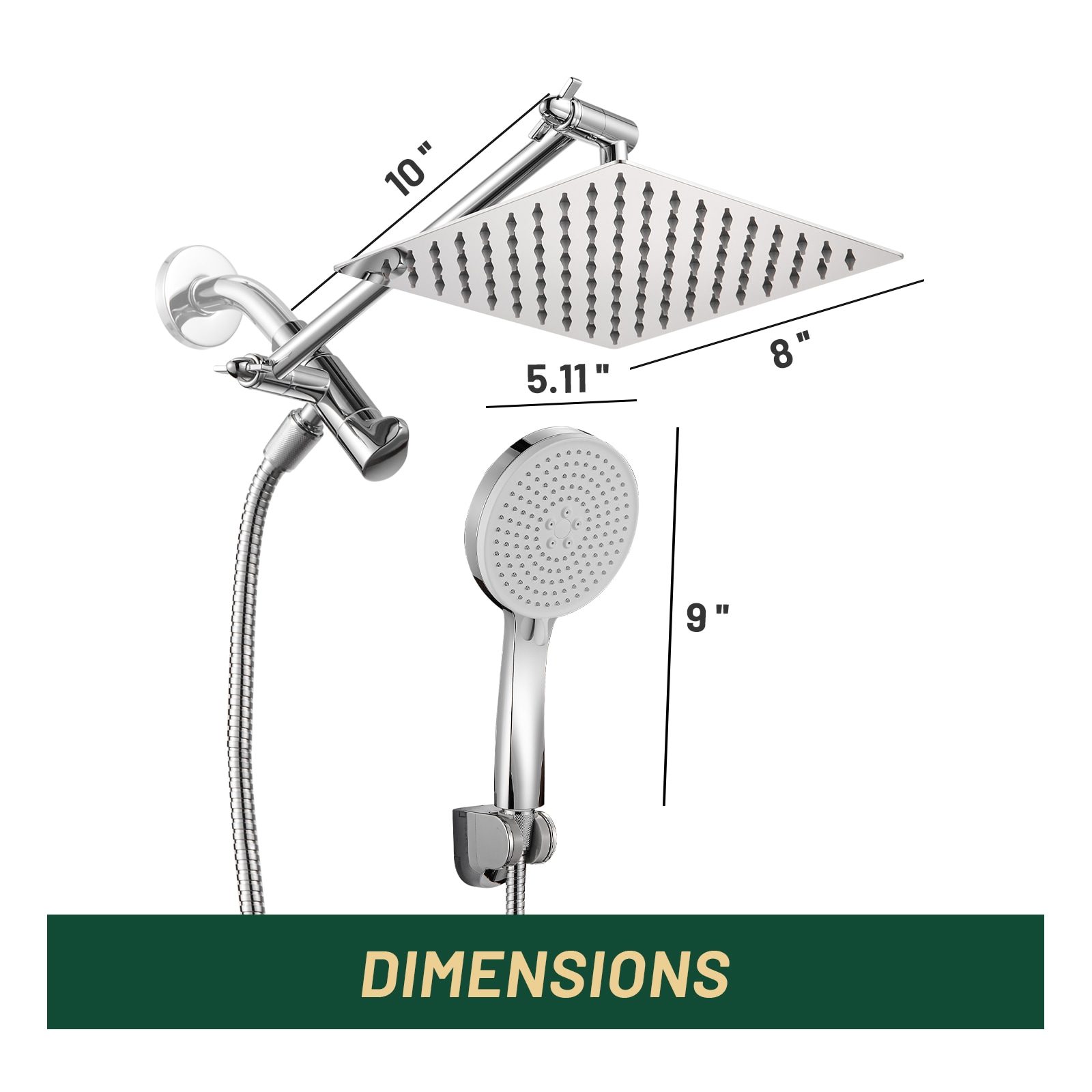 Cobbe LSSHK0508C Fixed-Showerhead - View #6